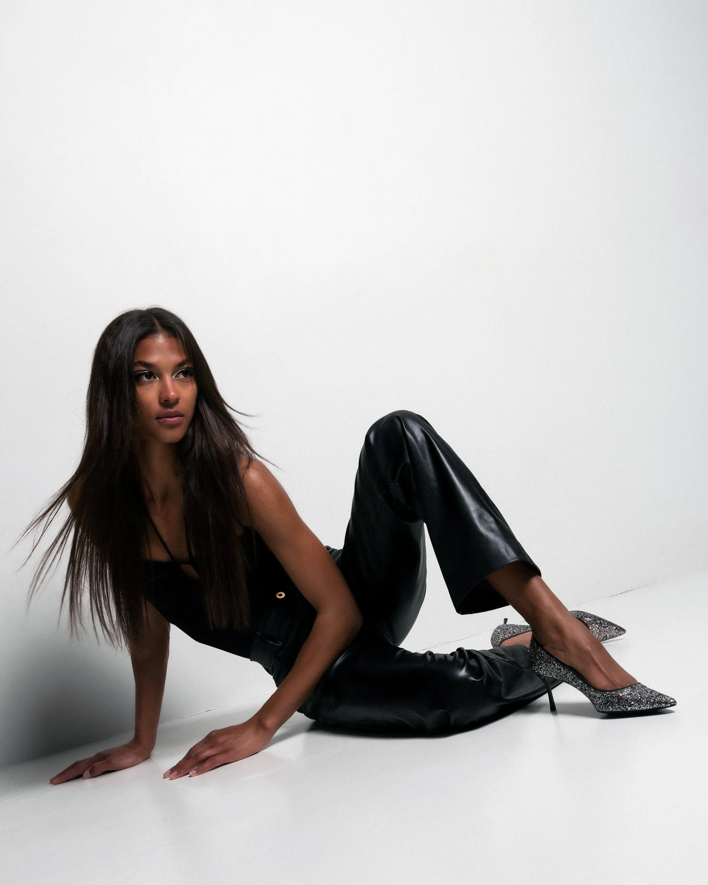 10h lundi au bureau Talons végan | Paillettes recyclées