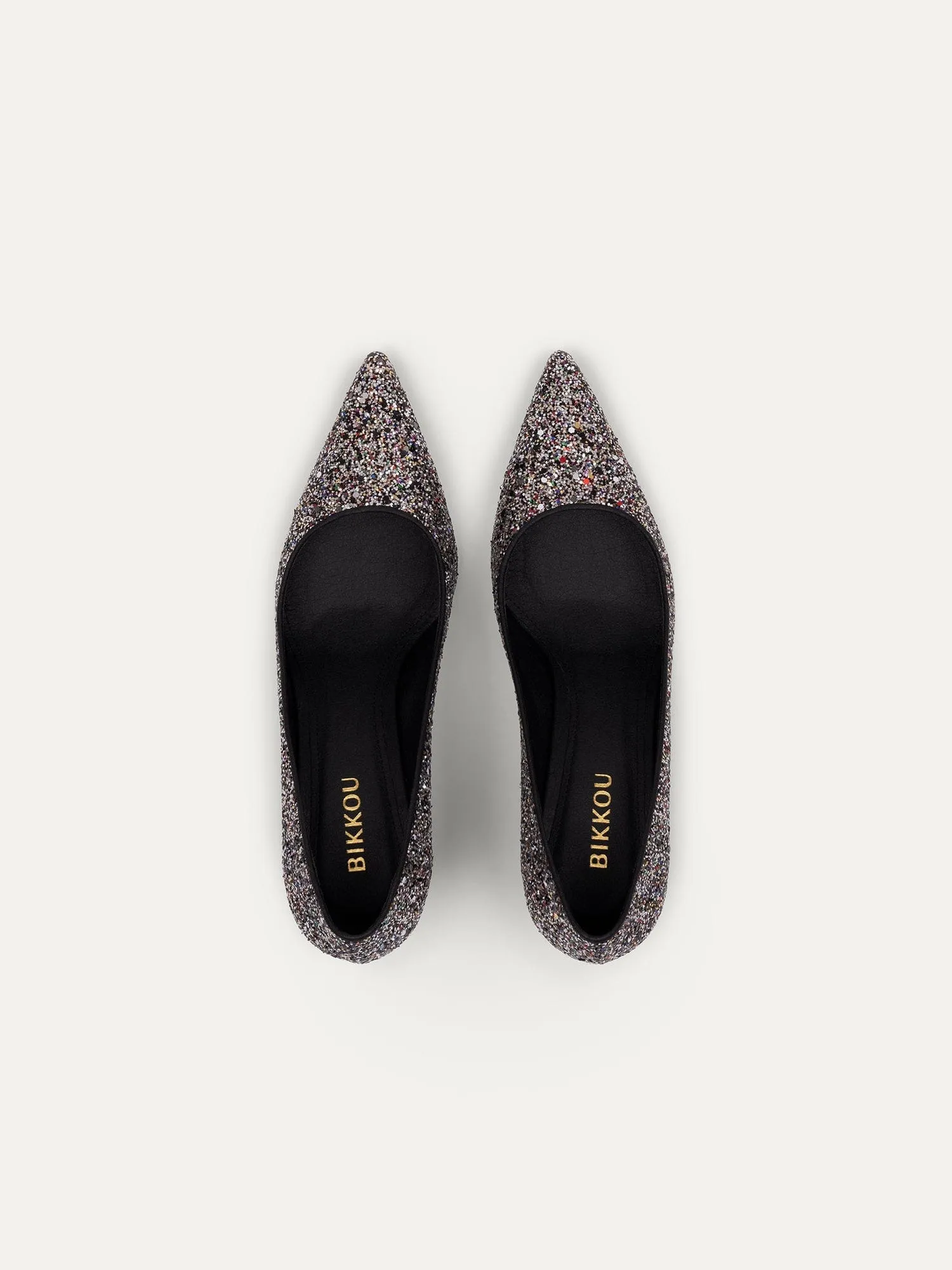 10h lundi au bureau Talons végan | Paillettes recyclées