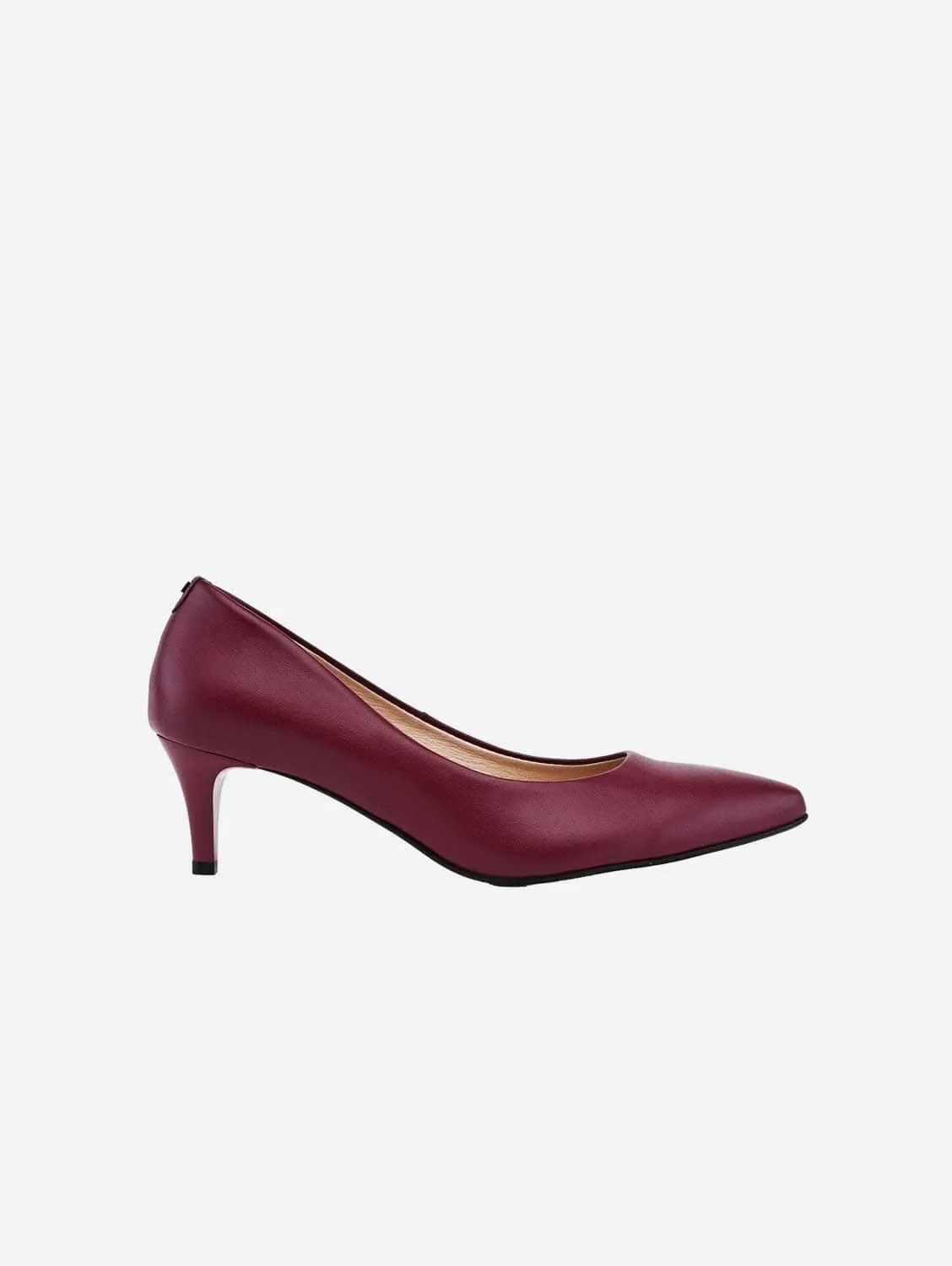 Talons 55mm en Cuir Végétal de Pomme | Extase Bordeaux