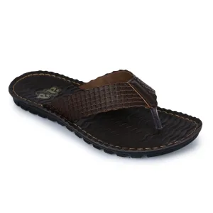 A-HA Pantoufles Décontractées Marron Pour Hommes 2137-11 Par Liberty