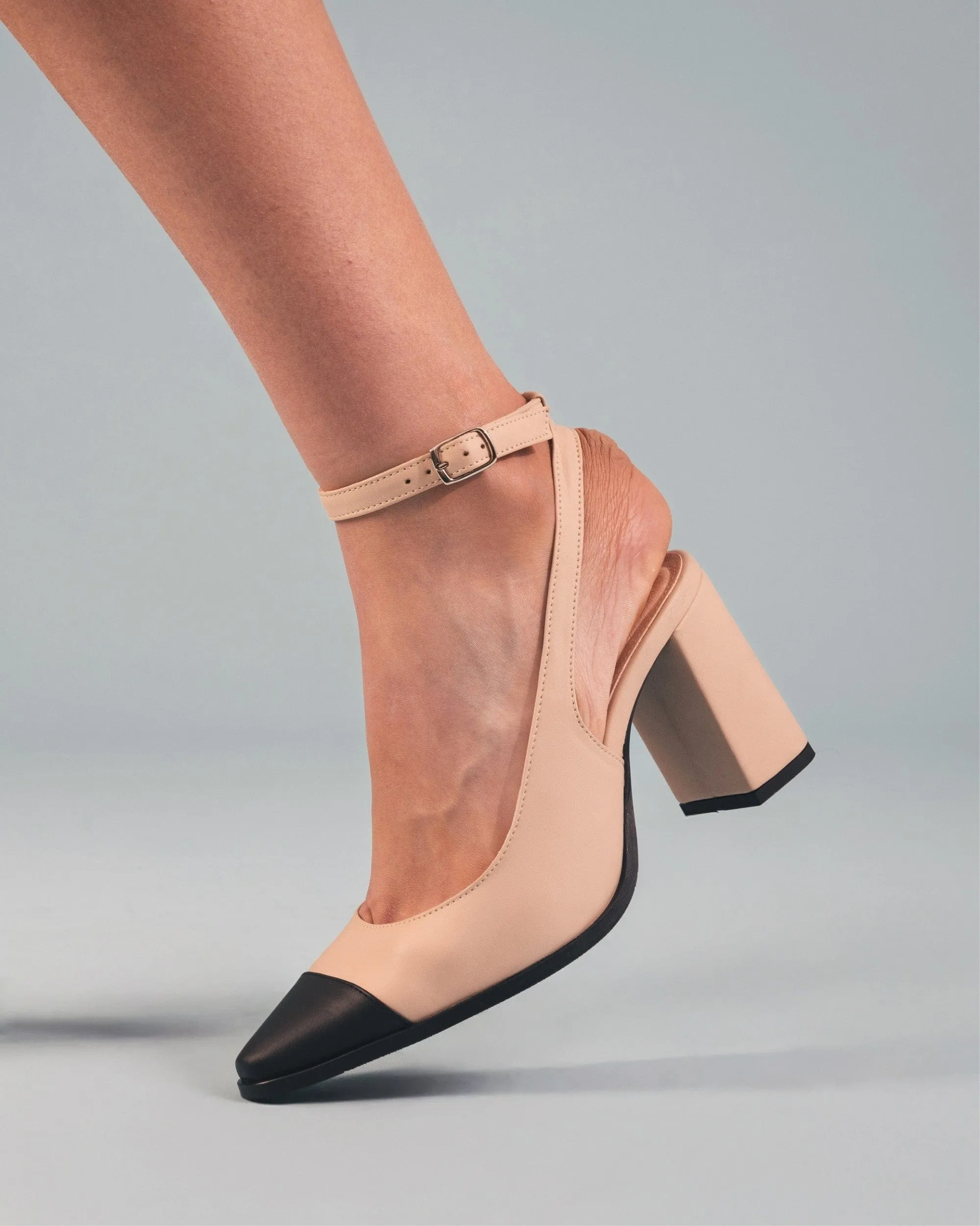 Escarpins Slingback Adel Vegan en Cuir de Pomme | Beige