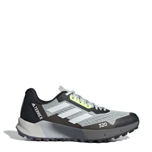 Adidas Terrex Agravic Flow 2.0 Chaussures de Trail Wonder Argent / Blanc Cristal / Jaune Lucide