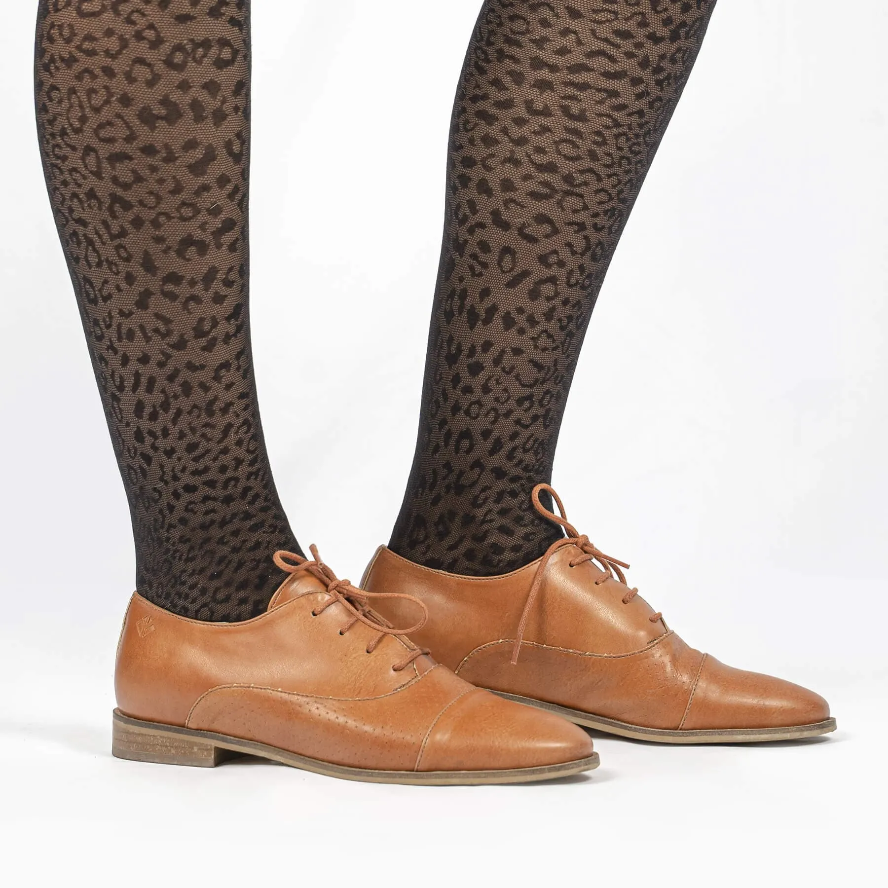 Aiko Oxfords en Simili-Cuir pour Femme | Camel