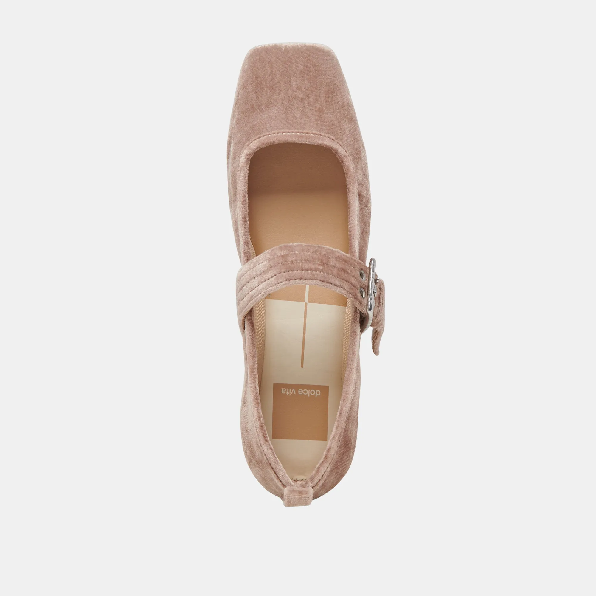 ARORA BALLERINES VELOURS ROSE