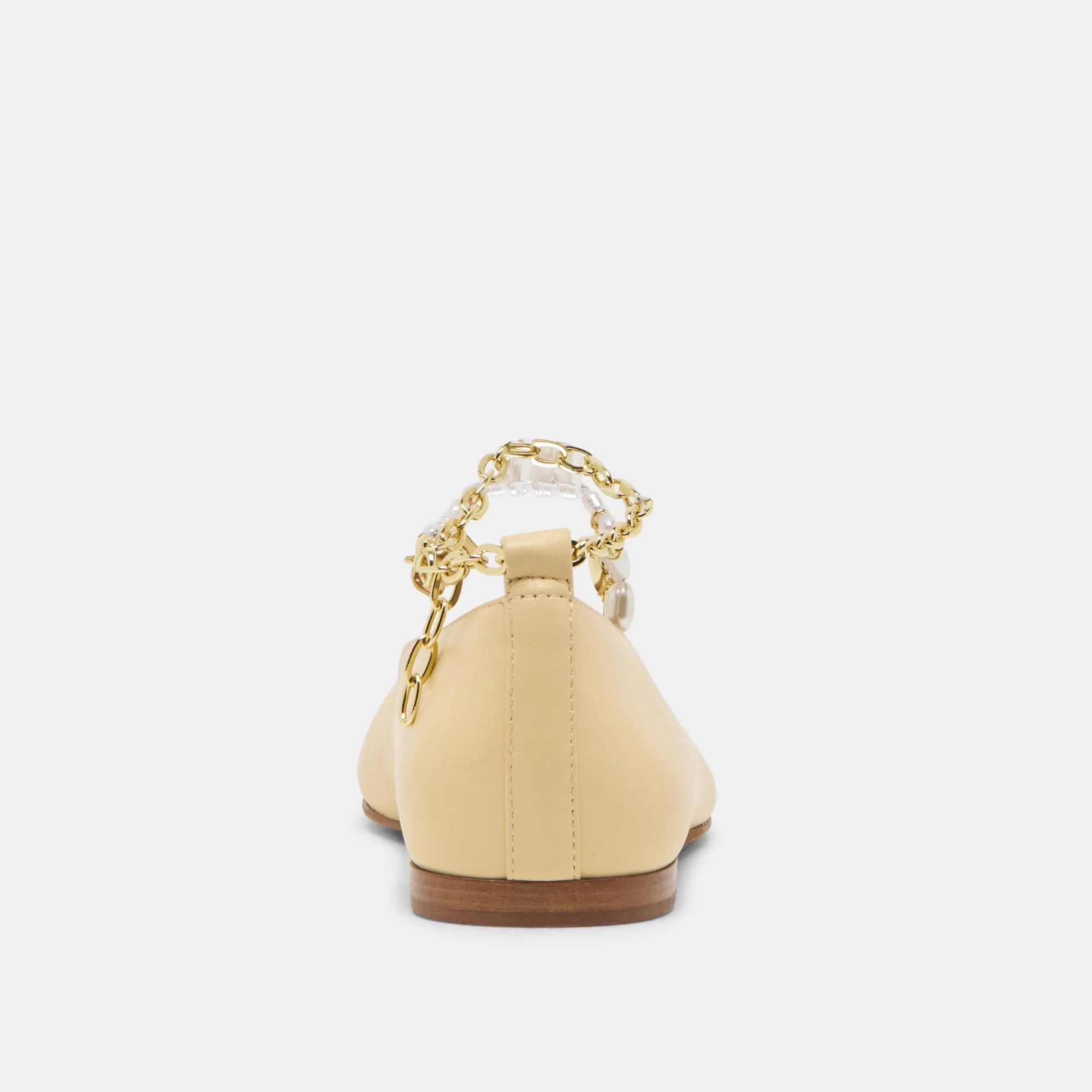BAIDEN BALLET FLATS EN CUIR NATUREL CHAUD