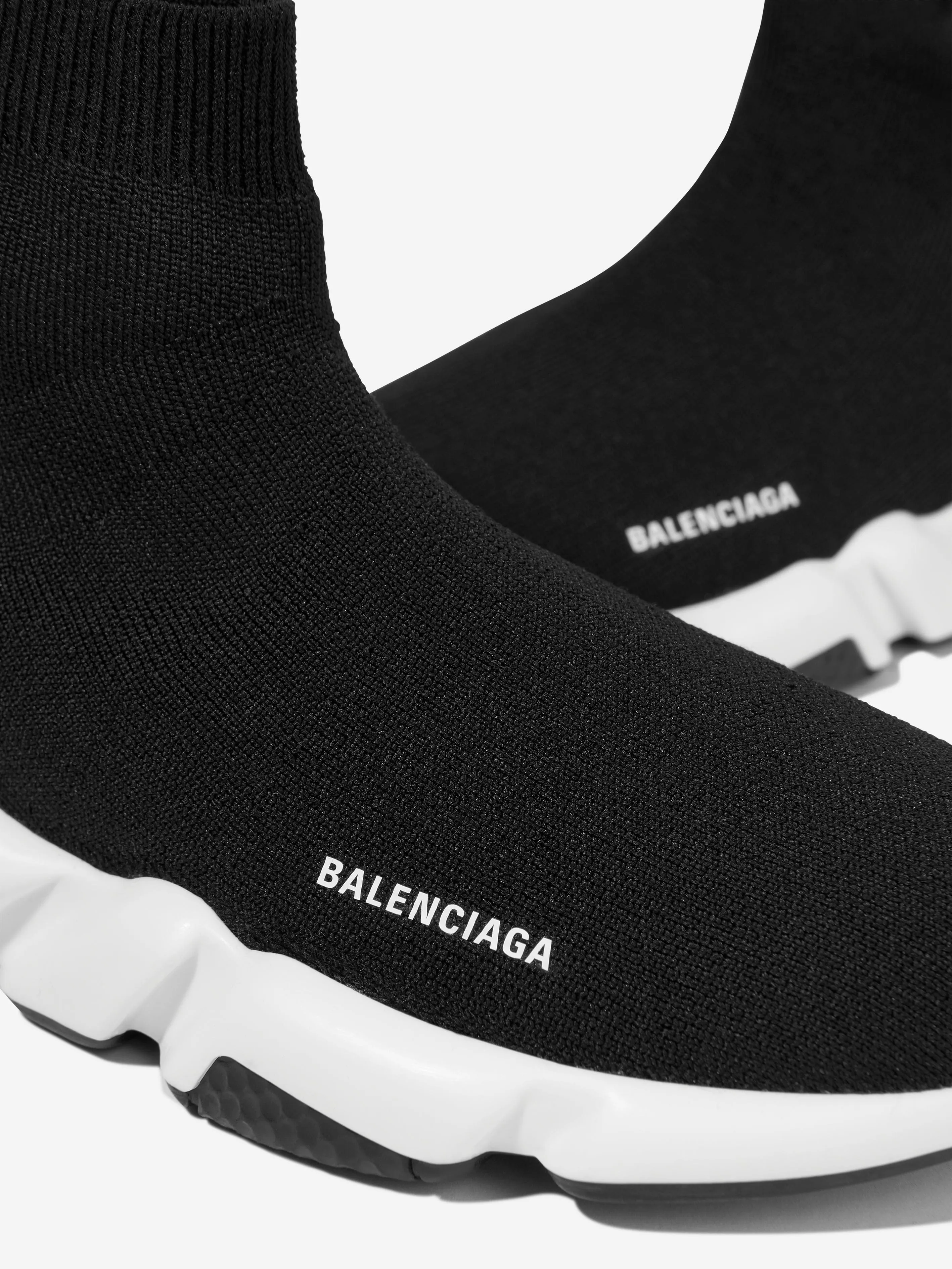 Balenciaga Kids Speed Trainers en Noir