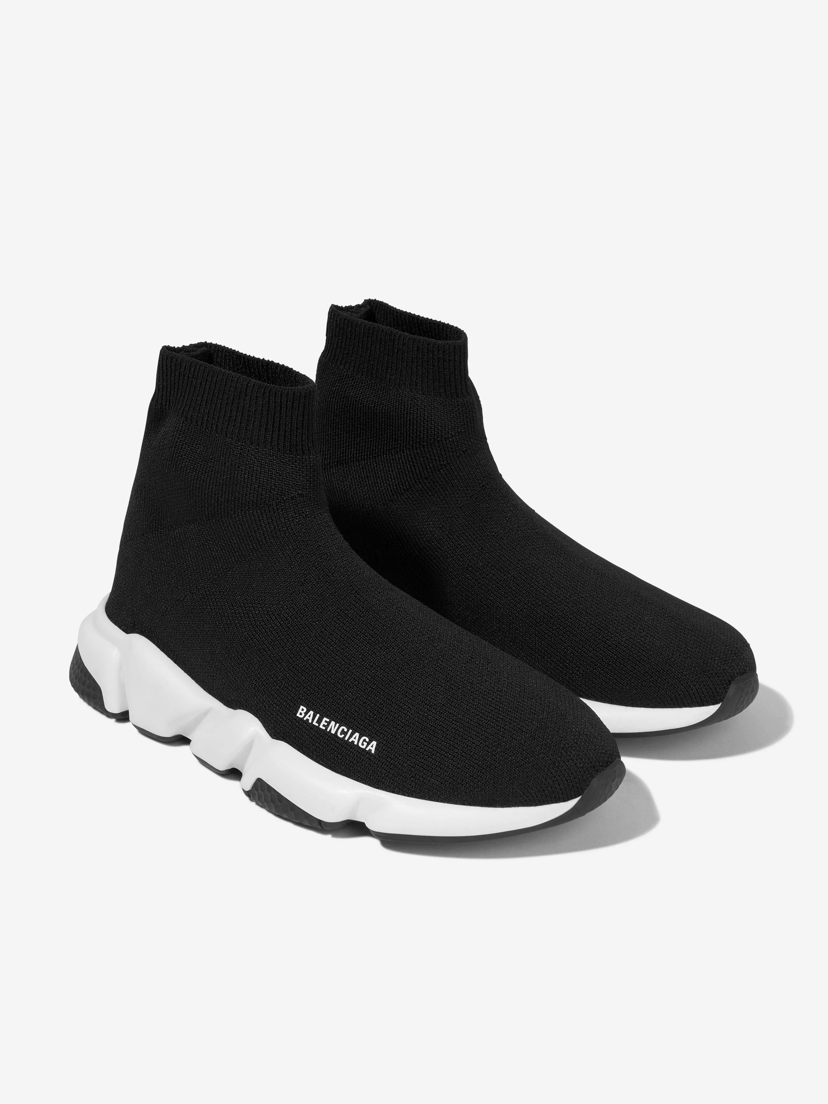 Balenciaga Kids Speed Trainers en Noir