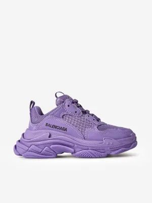 Balenciaga Kids Triple S Trainers en Violet