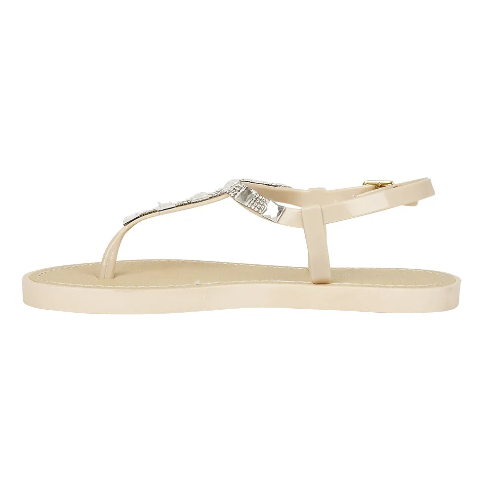 Chaussures plates beige