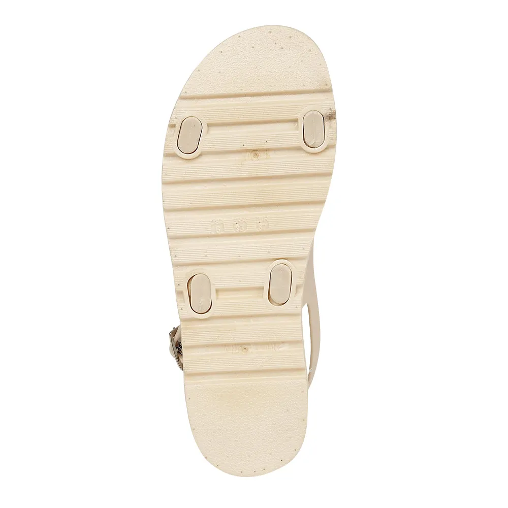 Chaussures plates beige