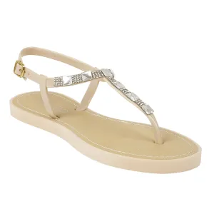 Chaussures plates beige