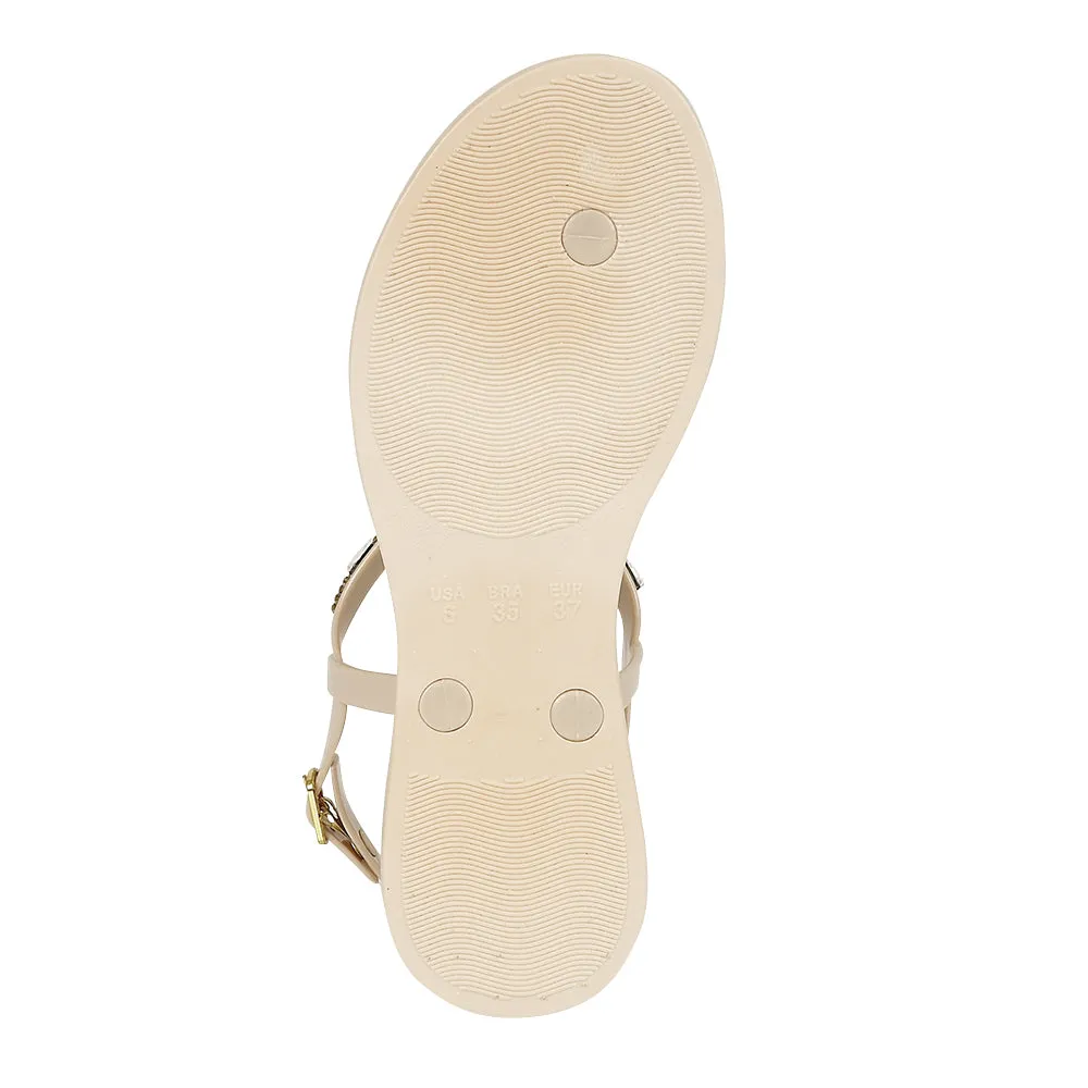 Chaussures plates beige