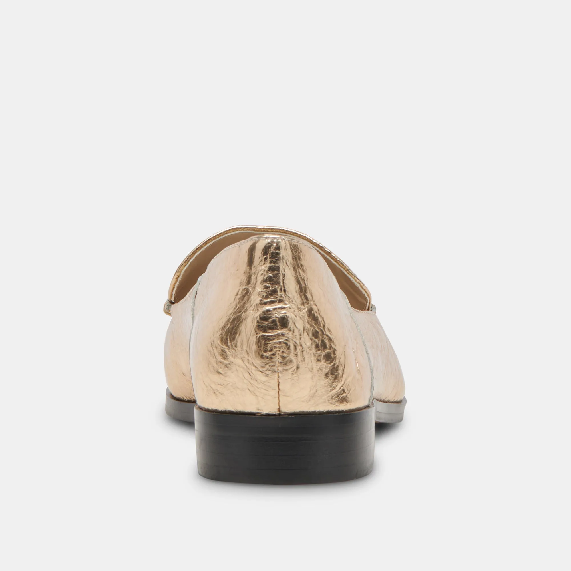 BENY FLATS CUIR DORÉ VIEILLI