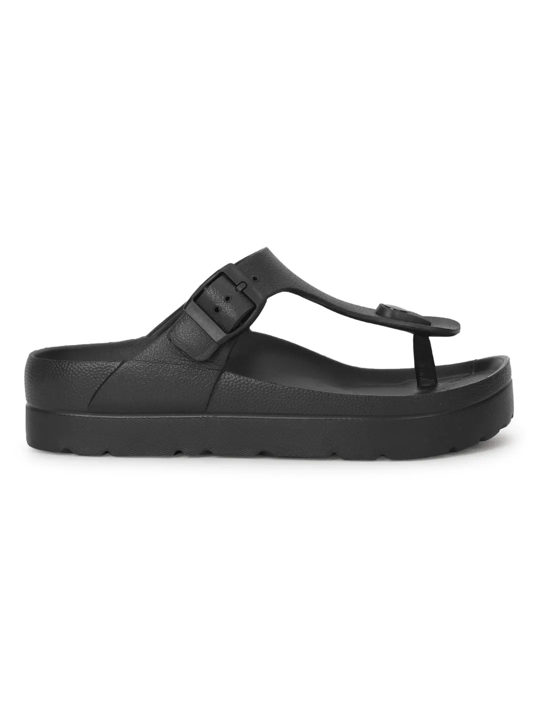 Escarpins à enfiler en PU noir (TC-RS3480-BLK)