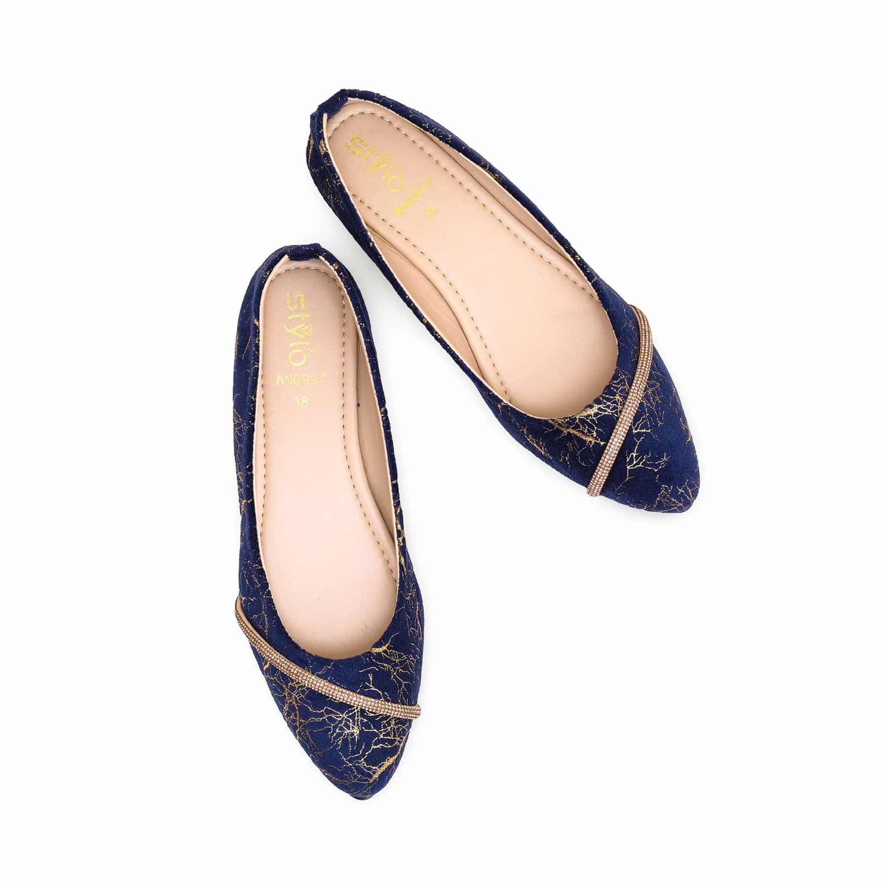 Pompes Bleues Pour Femmes WN0997