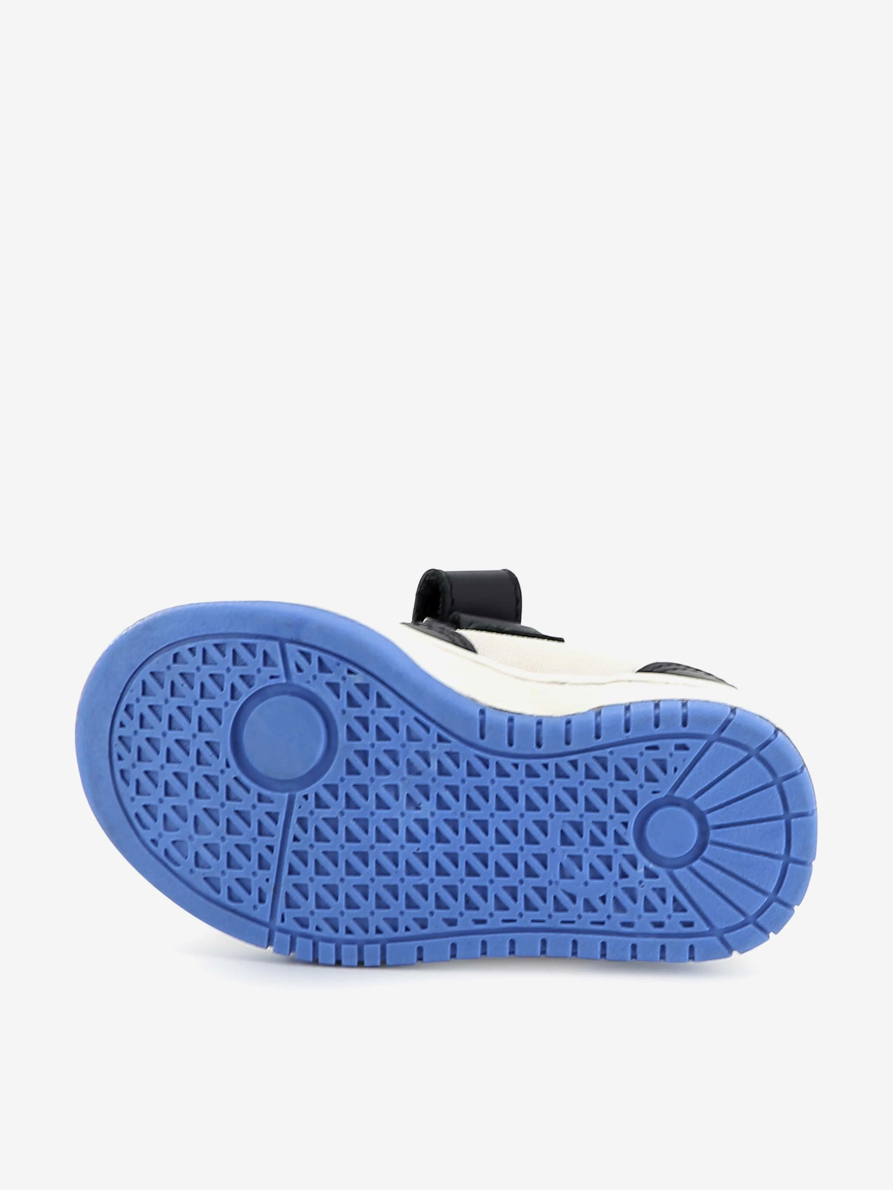 Baskets en cuir BOSS Boys avec logo en bleu marine