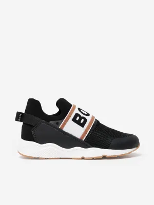 Chaussures de sport BOSS Boys Logo en noir