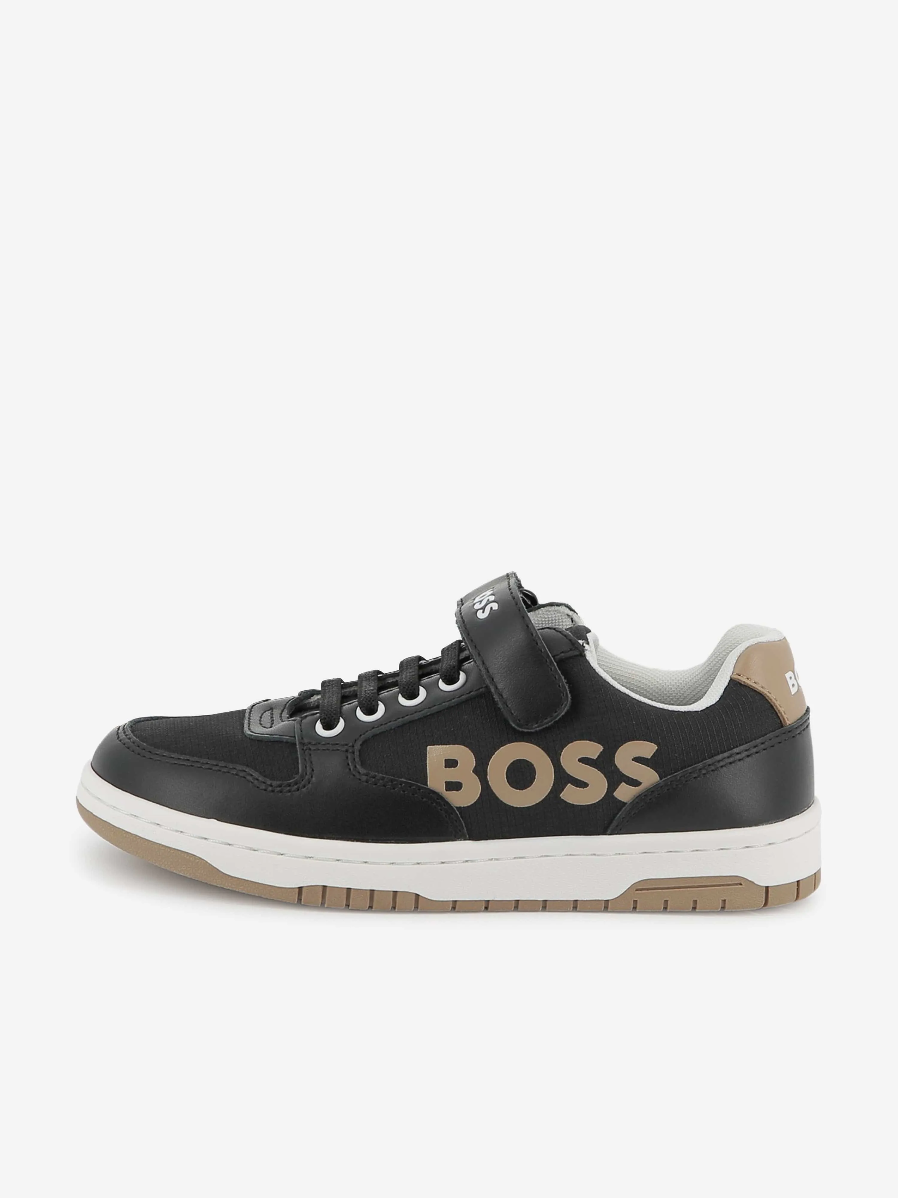 Chaussures de sport BOSS Boys Logo en noir
