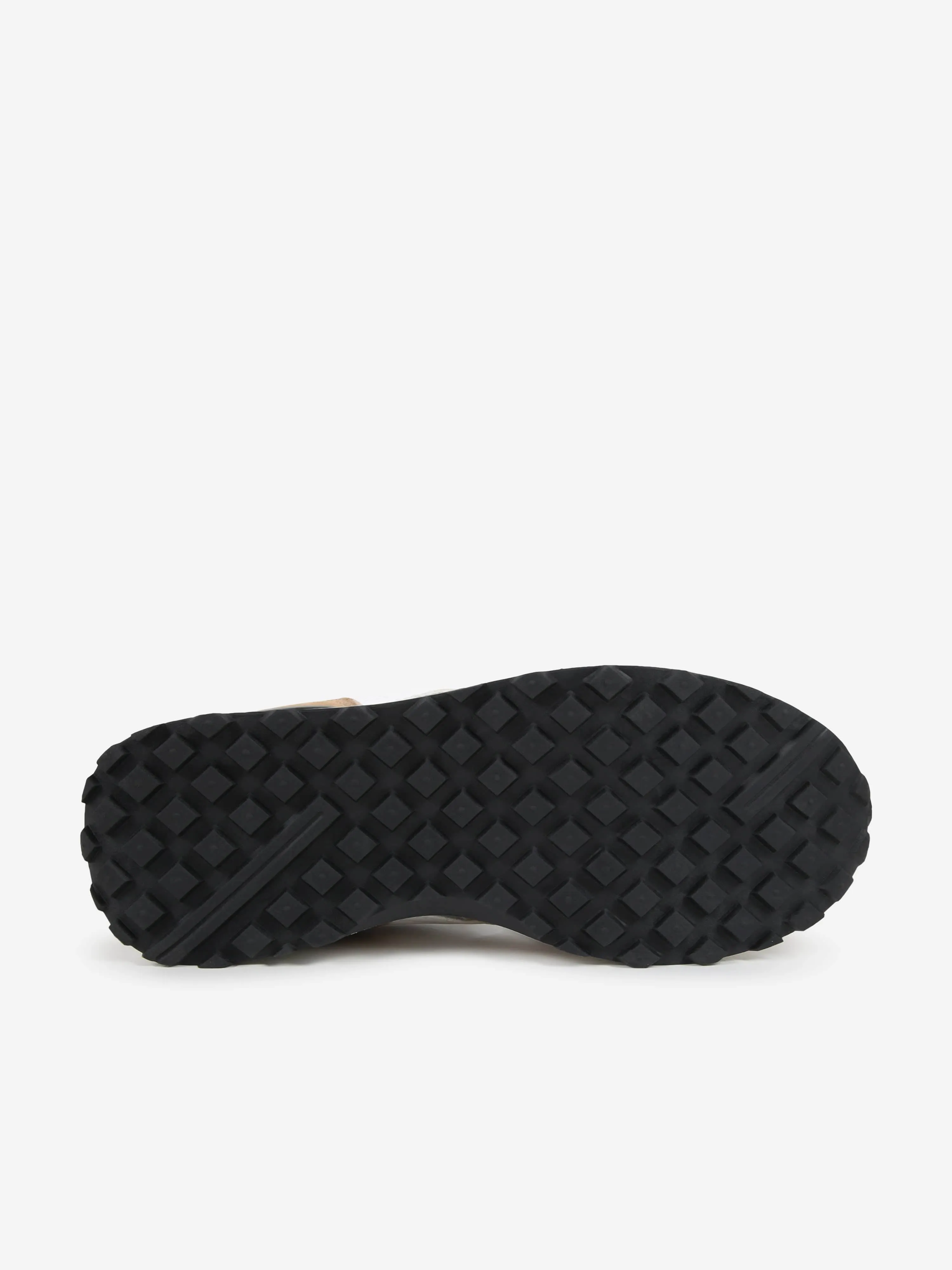 Baskets BOSS Boys en Mesh et Cuir Noir
