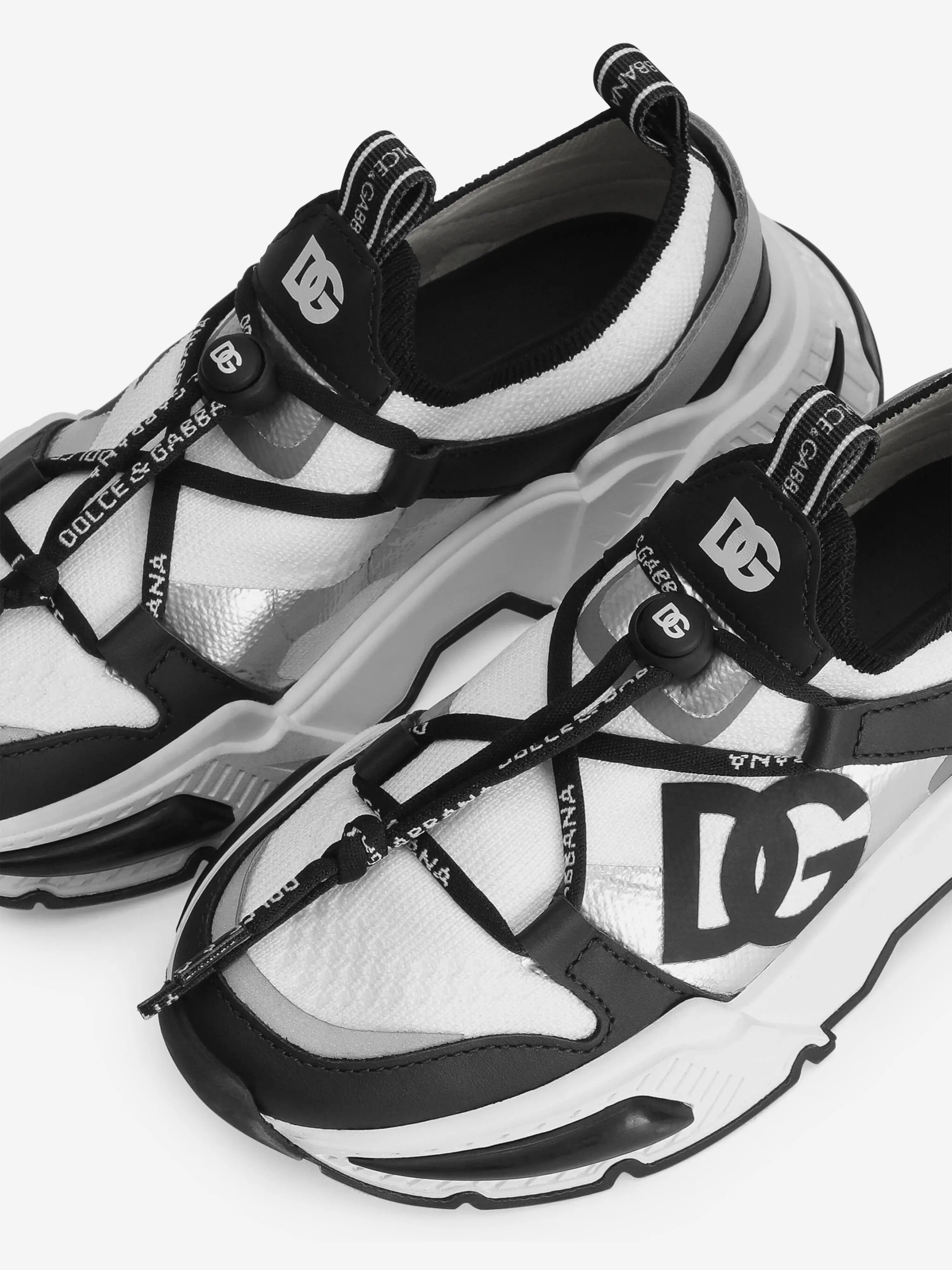 Chaussures de sport à lacets Daymaster pour garçons en blanc