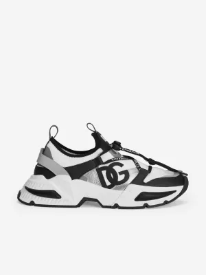 Chaussures de sport à lacets Daymaster pour garçons en blanc
