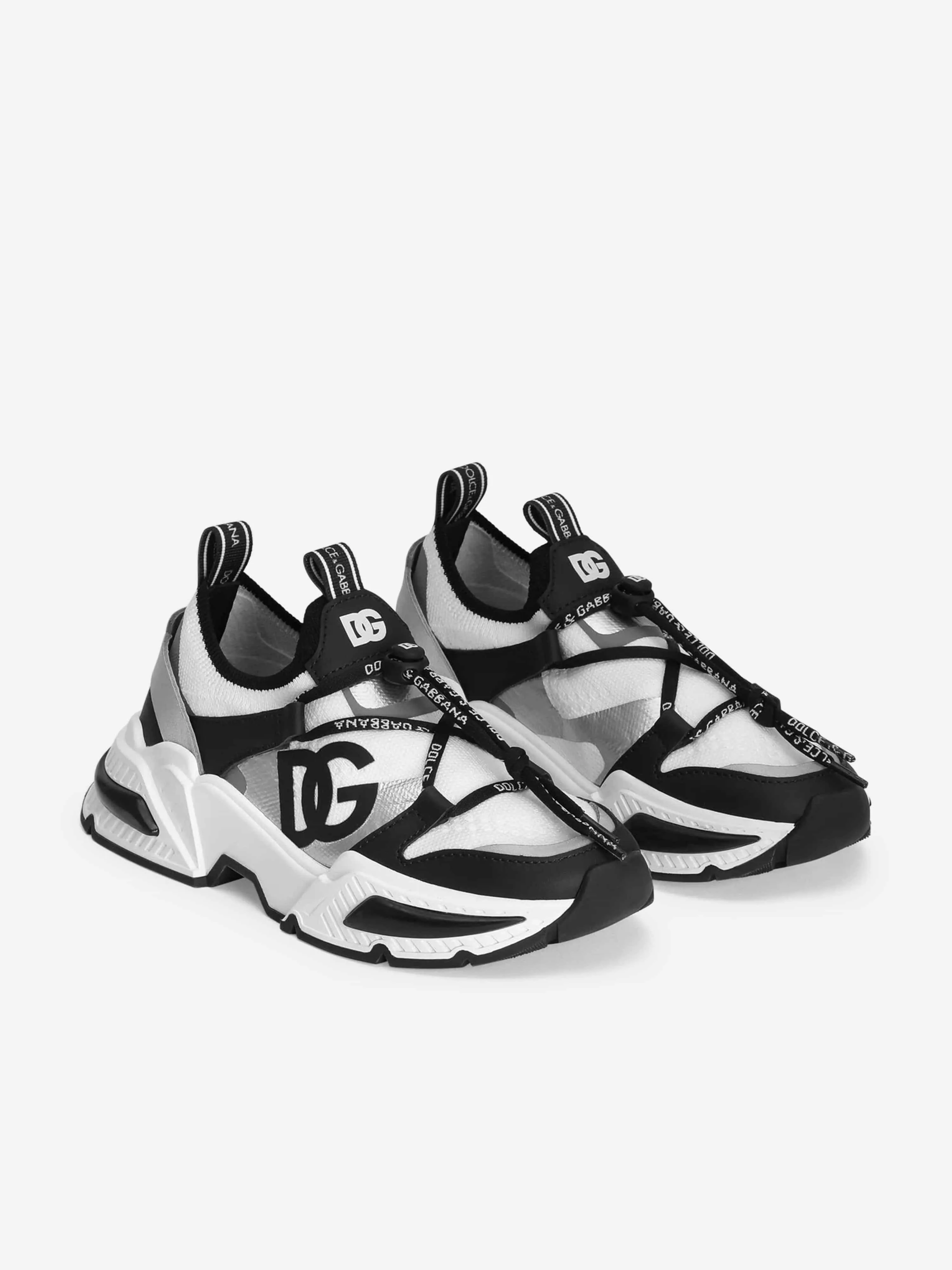 Chaussures de sport à lacets Daymaster pour garçons en blanc