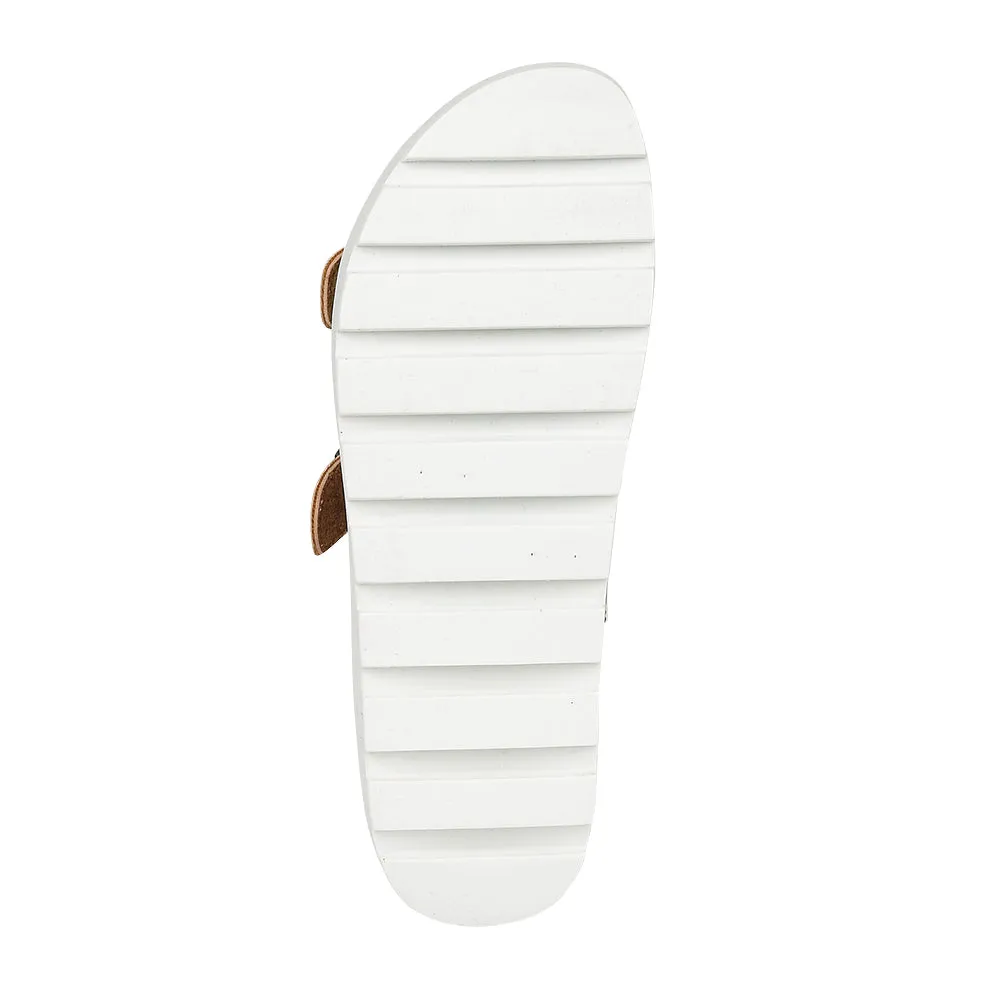 Chaussures plates marron