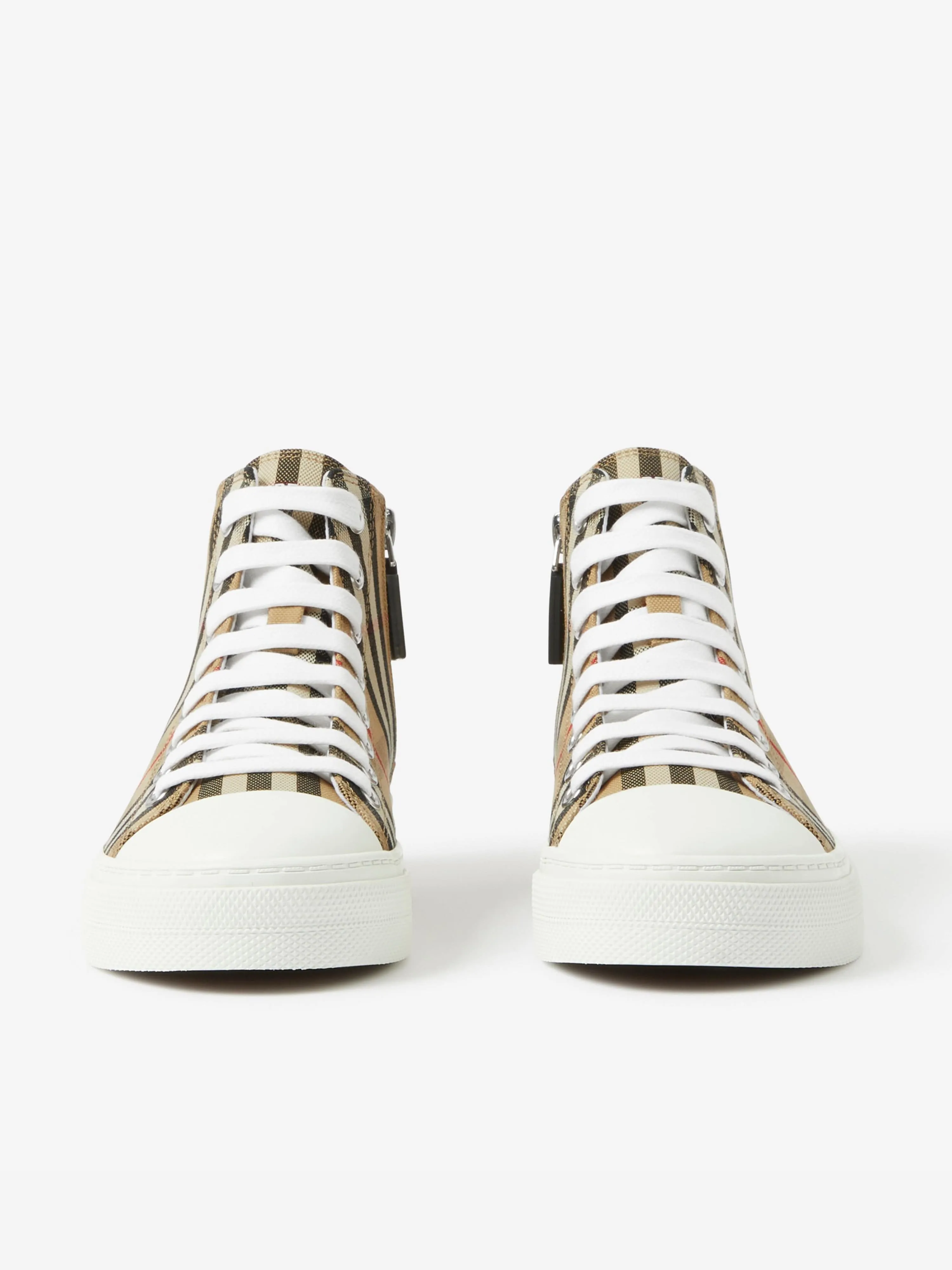 Burberry Kids Nouveaux Mini Jack Baskets Hautes en Beige