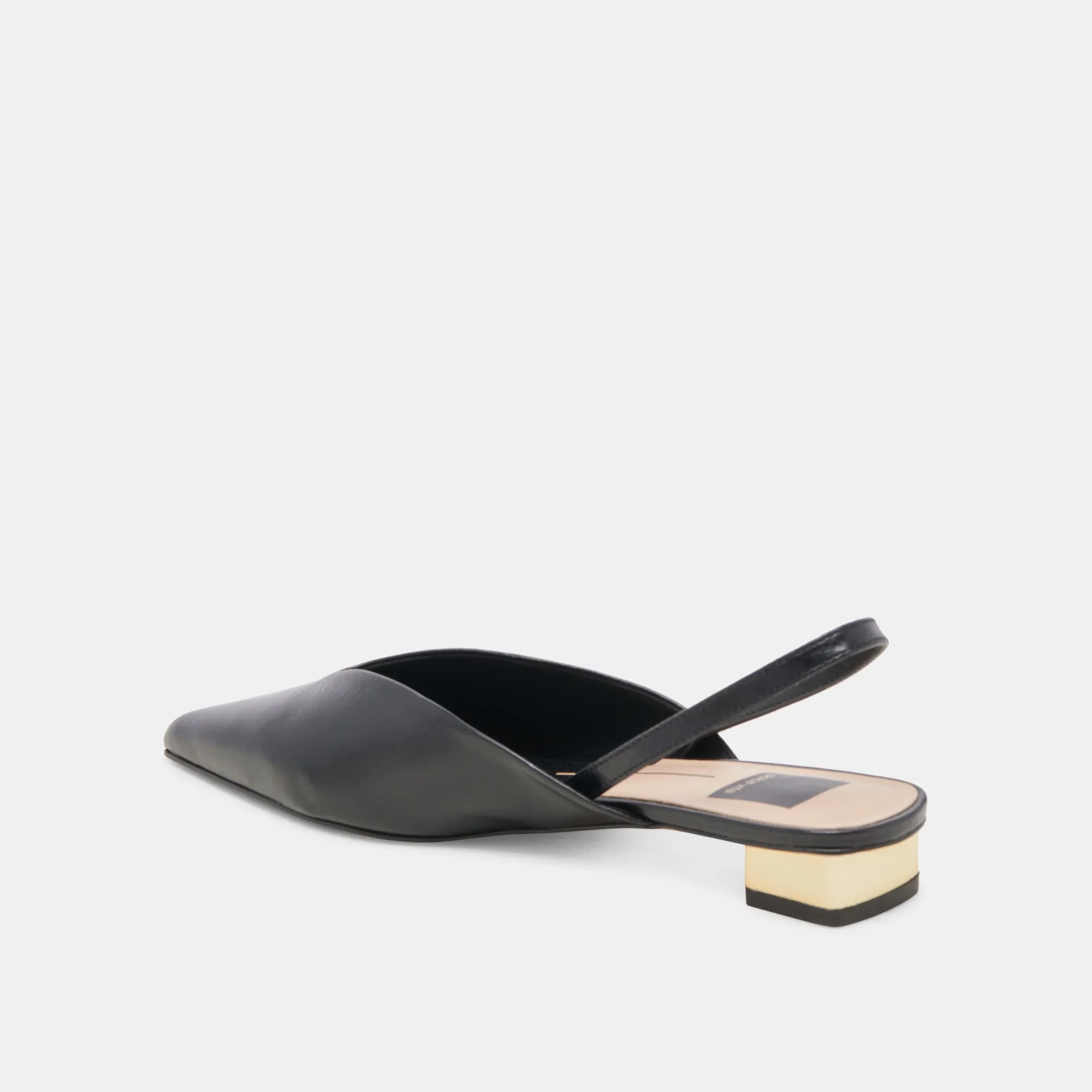 BYANCA FLATS CUIR NOIR