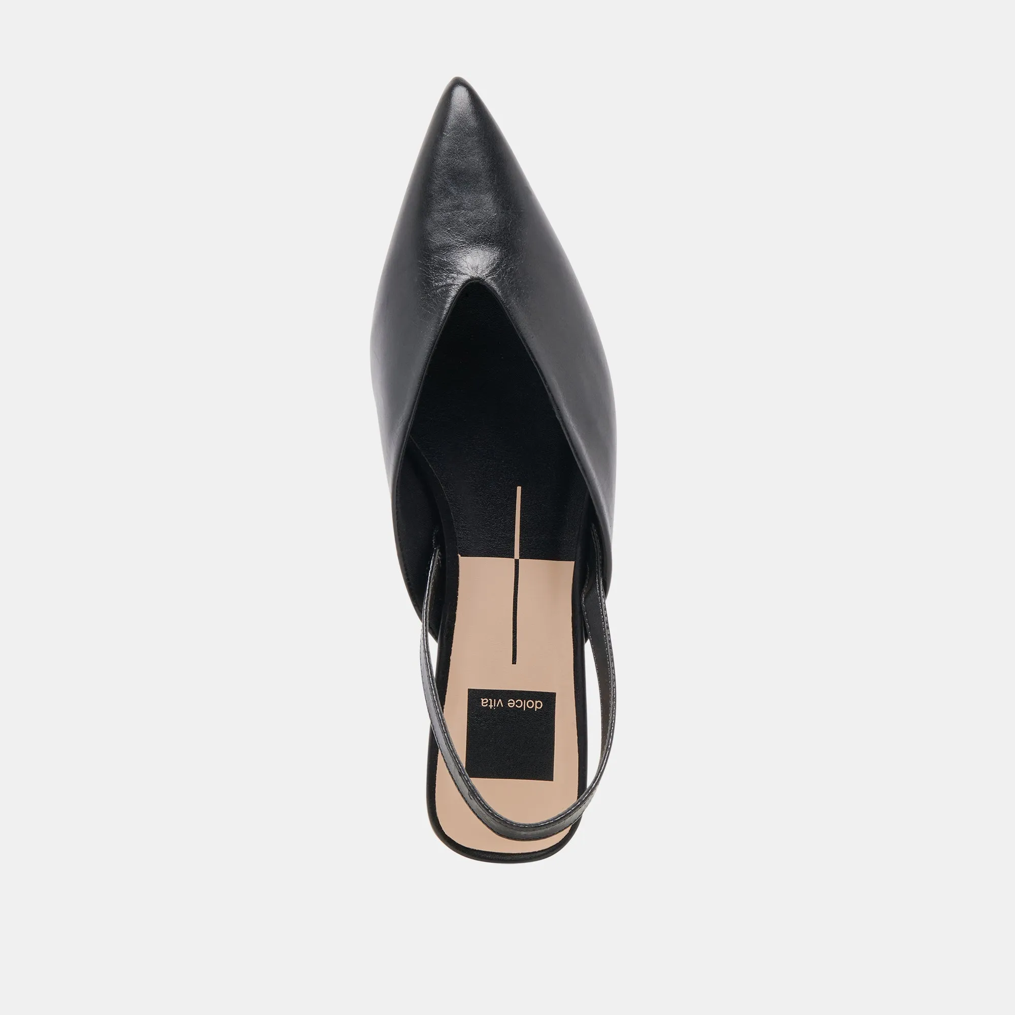 BYANCA FLATS CUIR NOIR