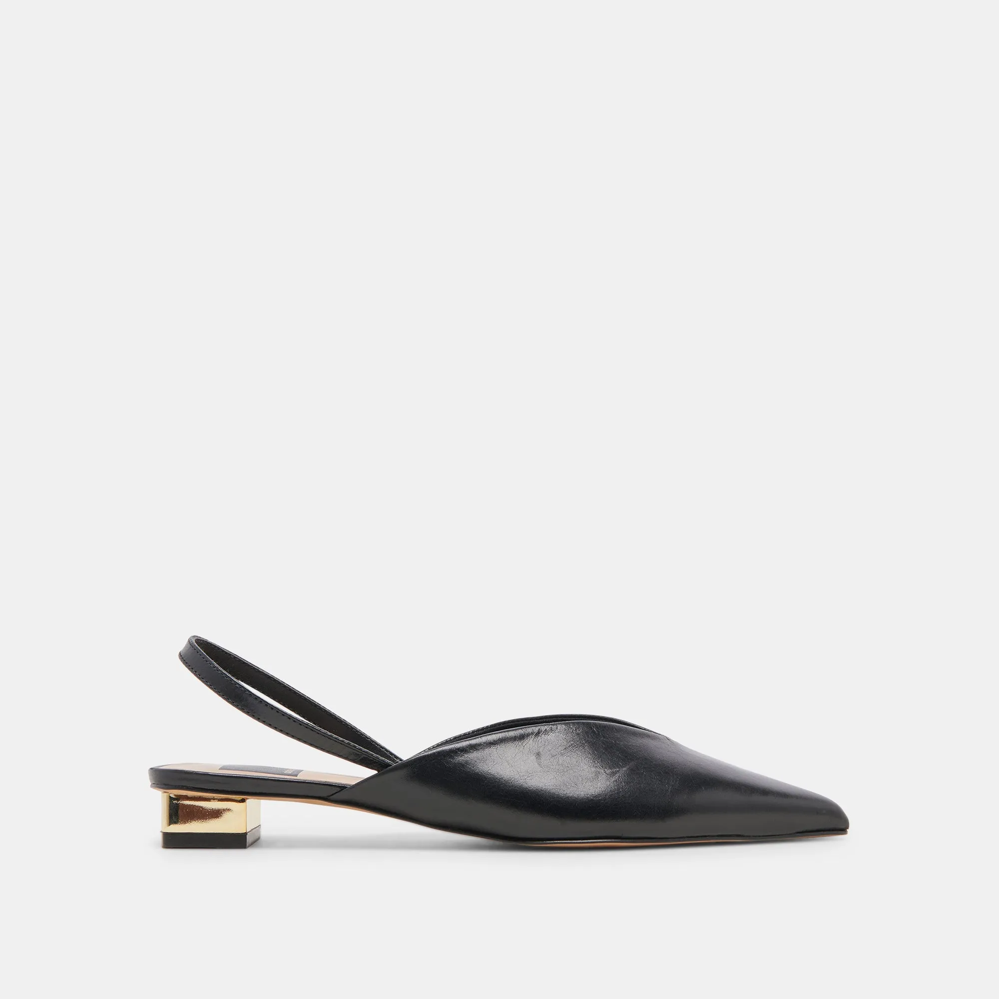 BYANCA FLATS CUIR NOIR