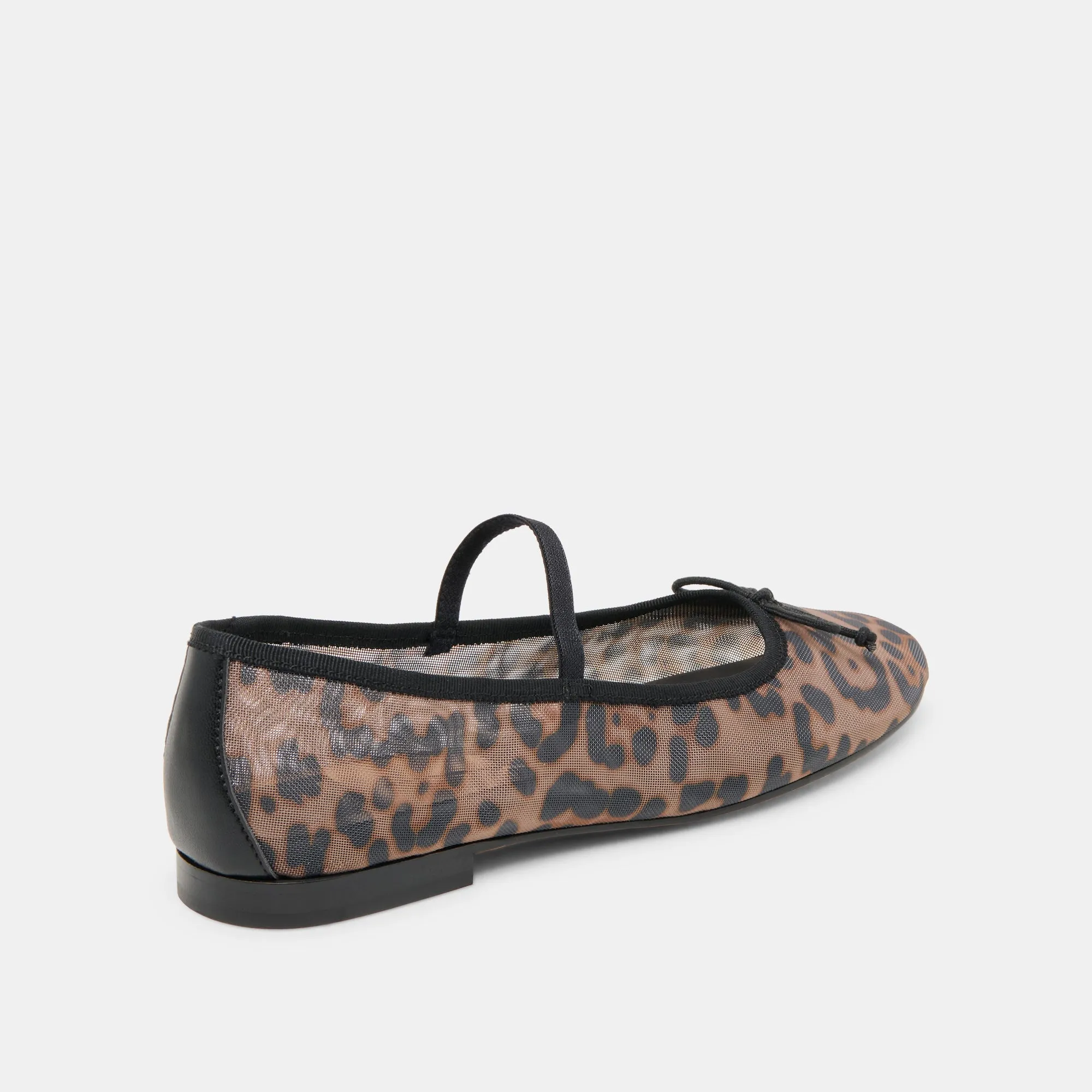 CADEL BALLET FLATS DK MESH LÉOPARD