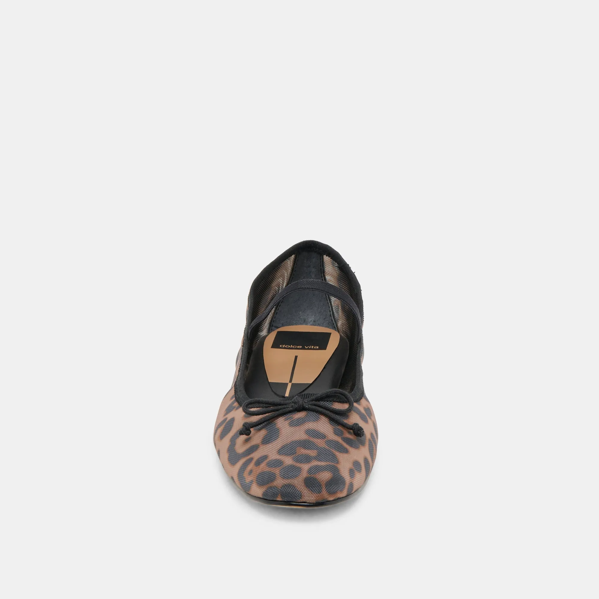 CADEL BALLET FLATS DK MESH LÉOPARD