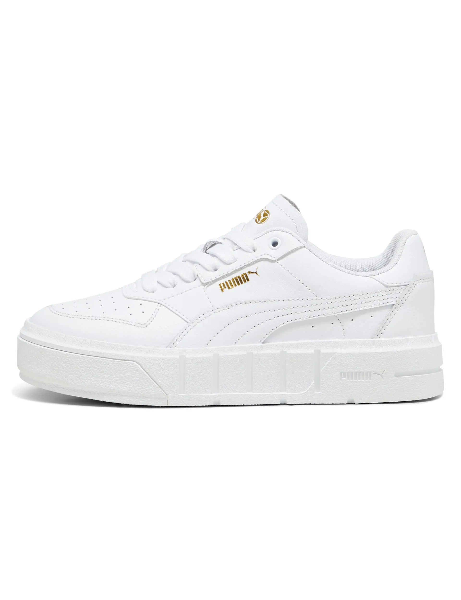 Baskets en cuir Cali Court - Blanc