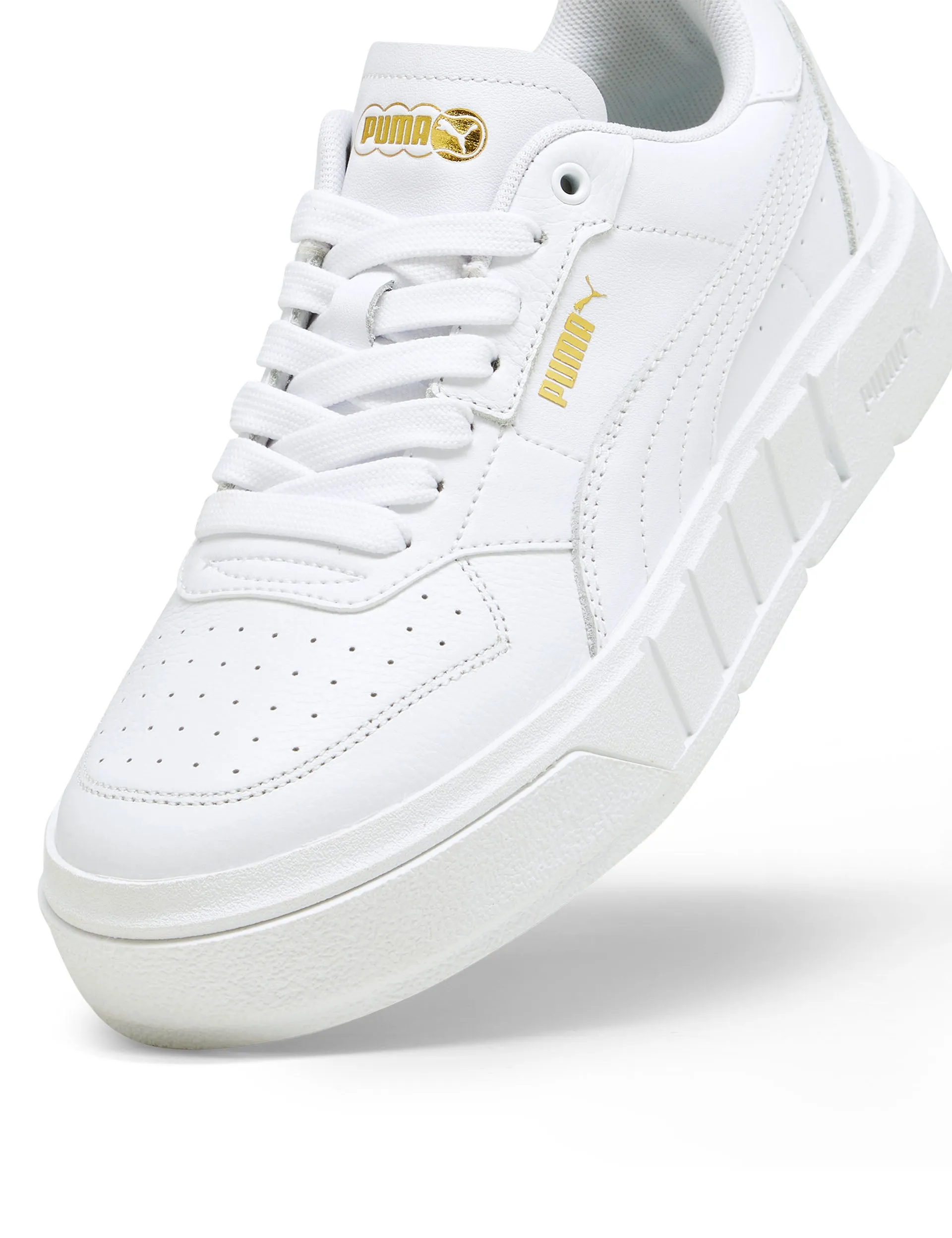 Baskets en cuir Cali Court - Blanc