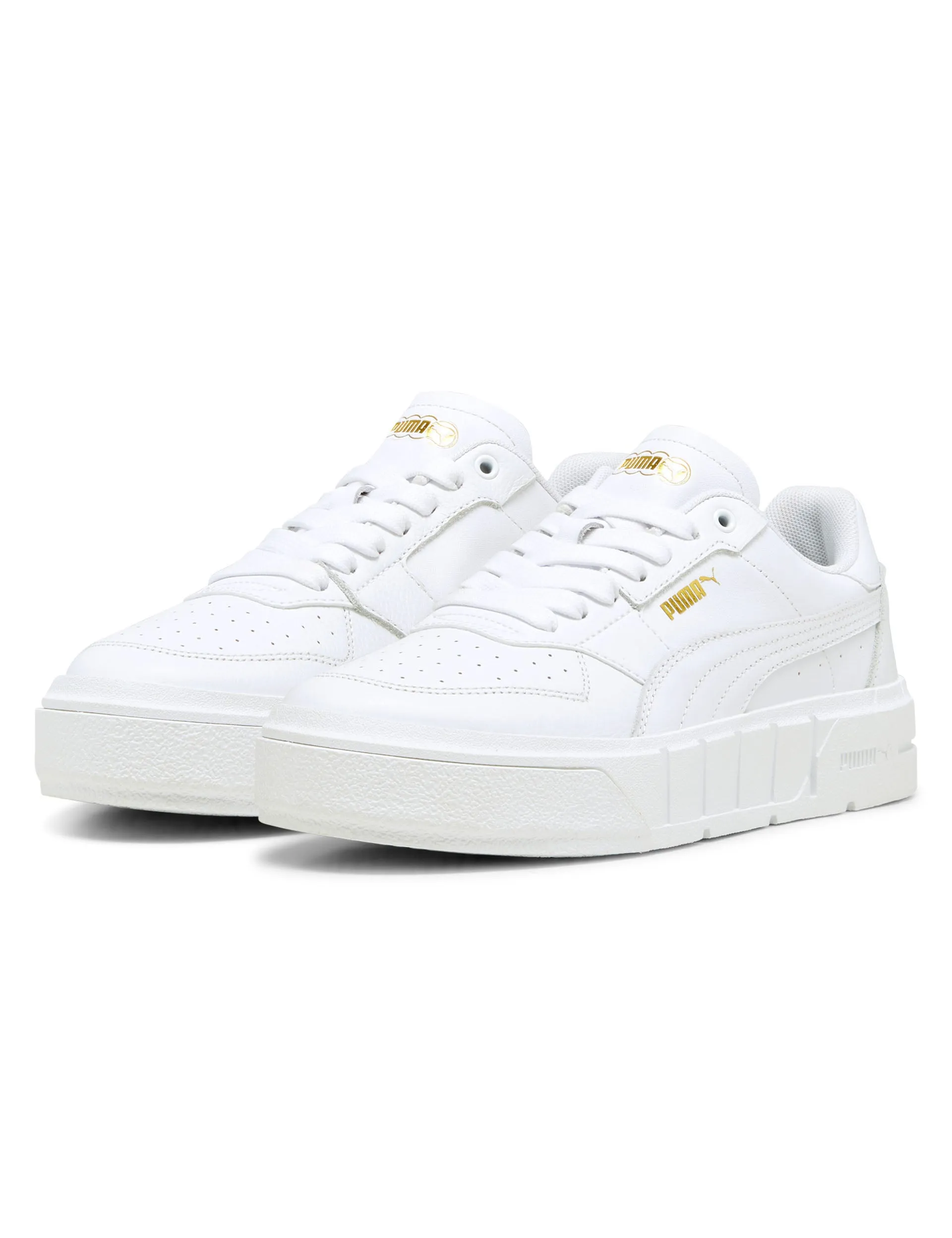 Baskets en cuir Cali Court - Blanc