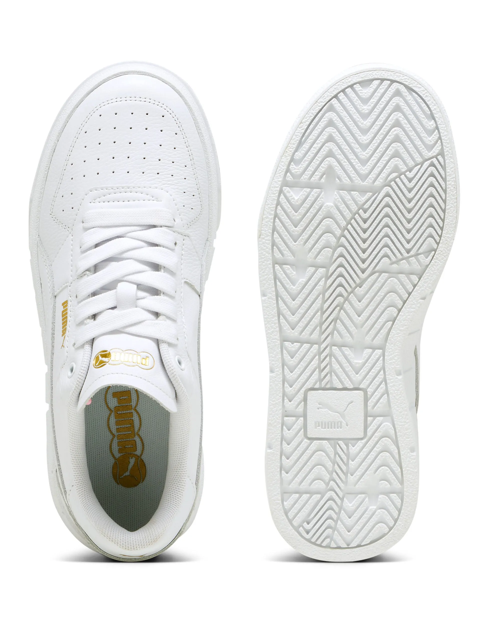 Baskets en cuir Cali Court - Blanc