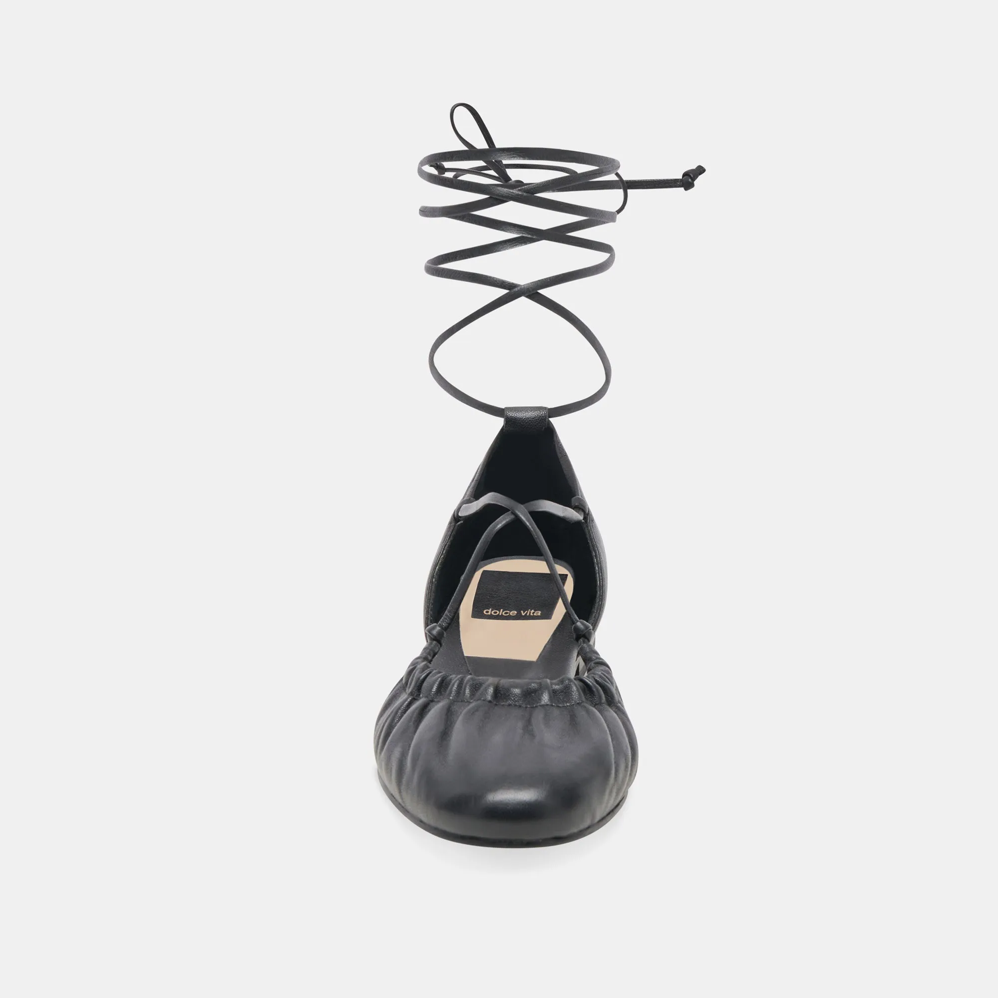 BALLERINES CANCUN EN CUIR NOIR