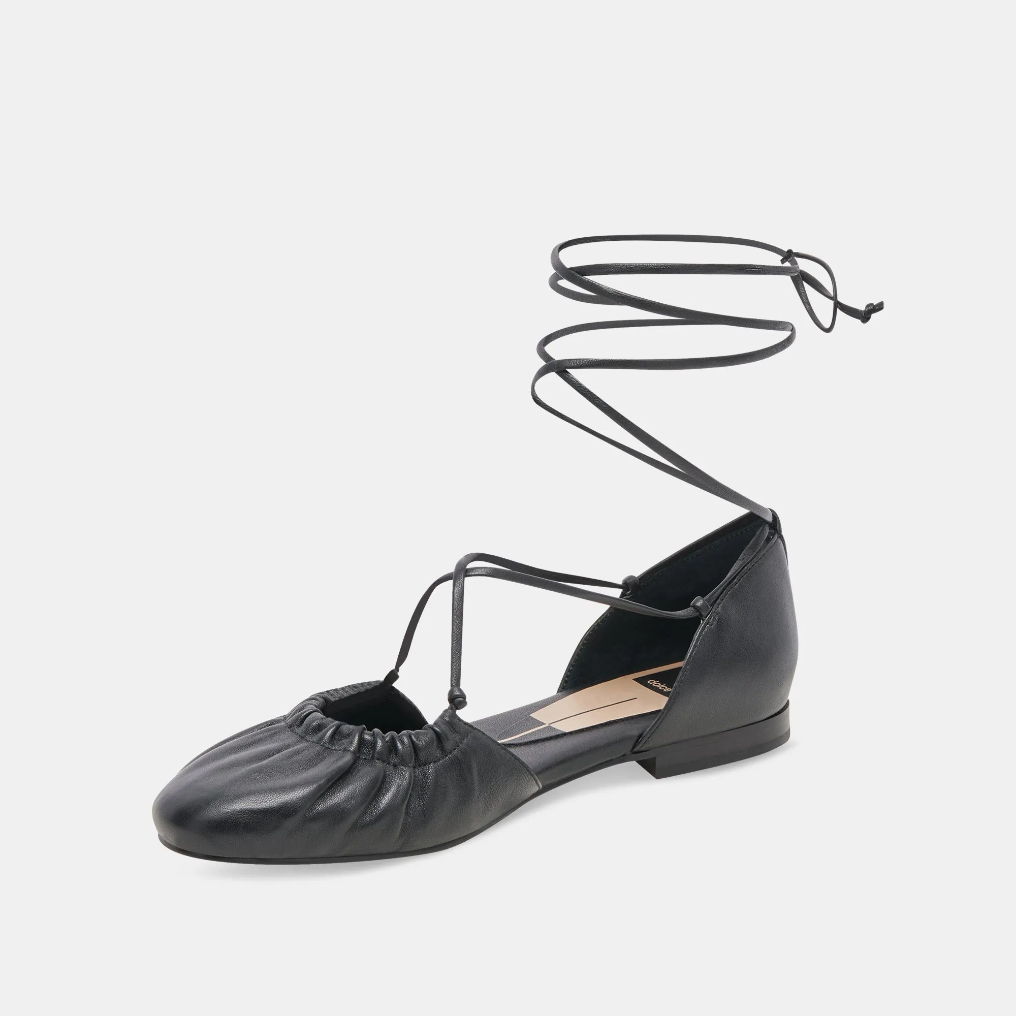 BALLERINES CANCUN EN CUIR NOIR