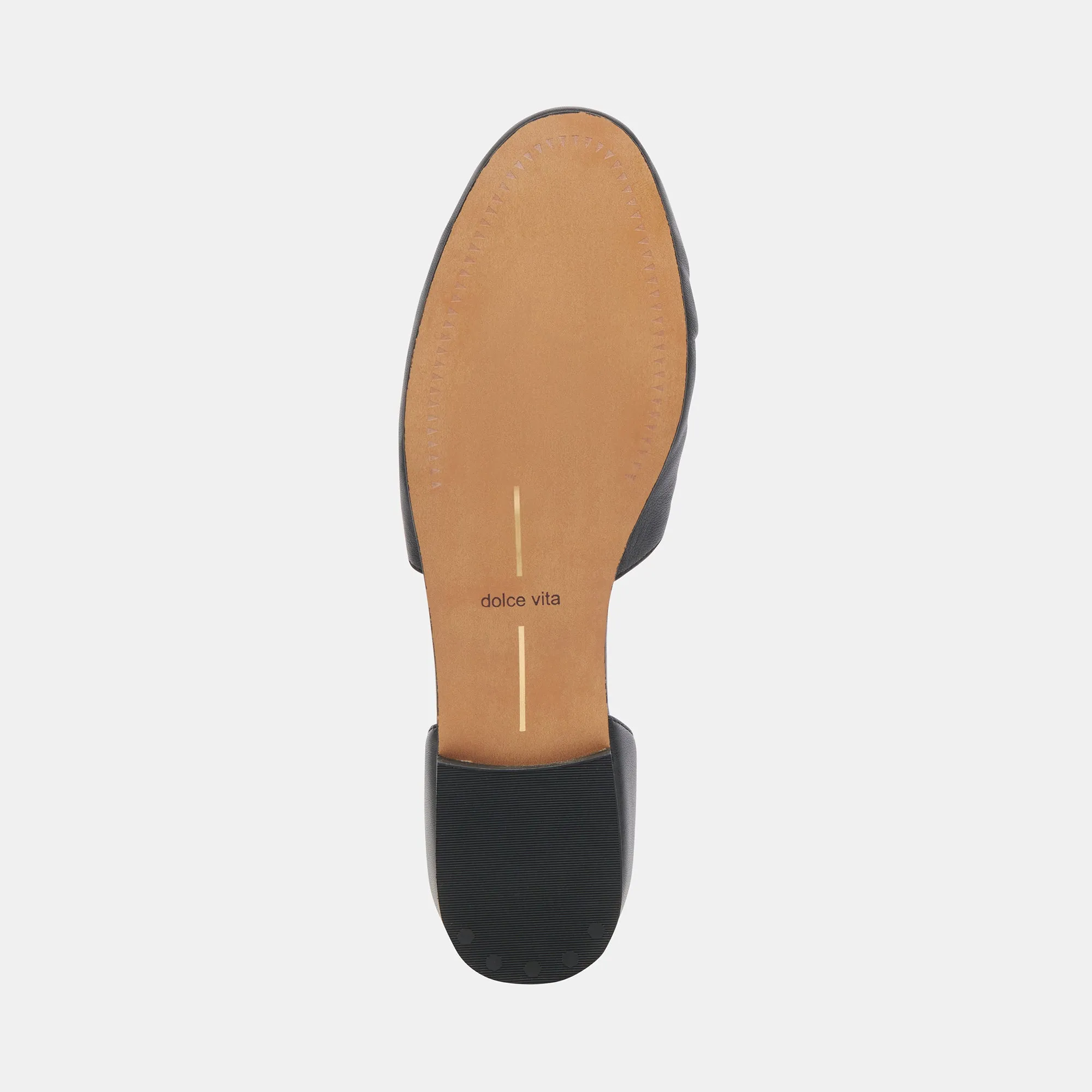 BALLERINES CANCUN EN CUIR NOIR