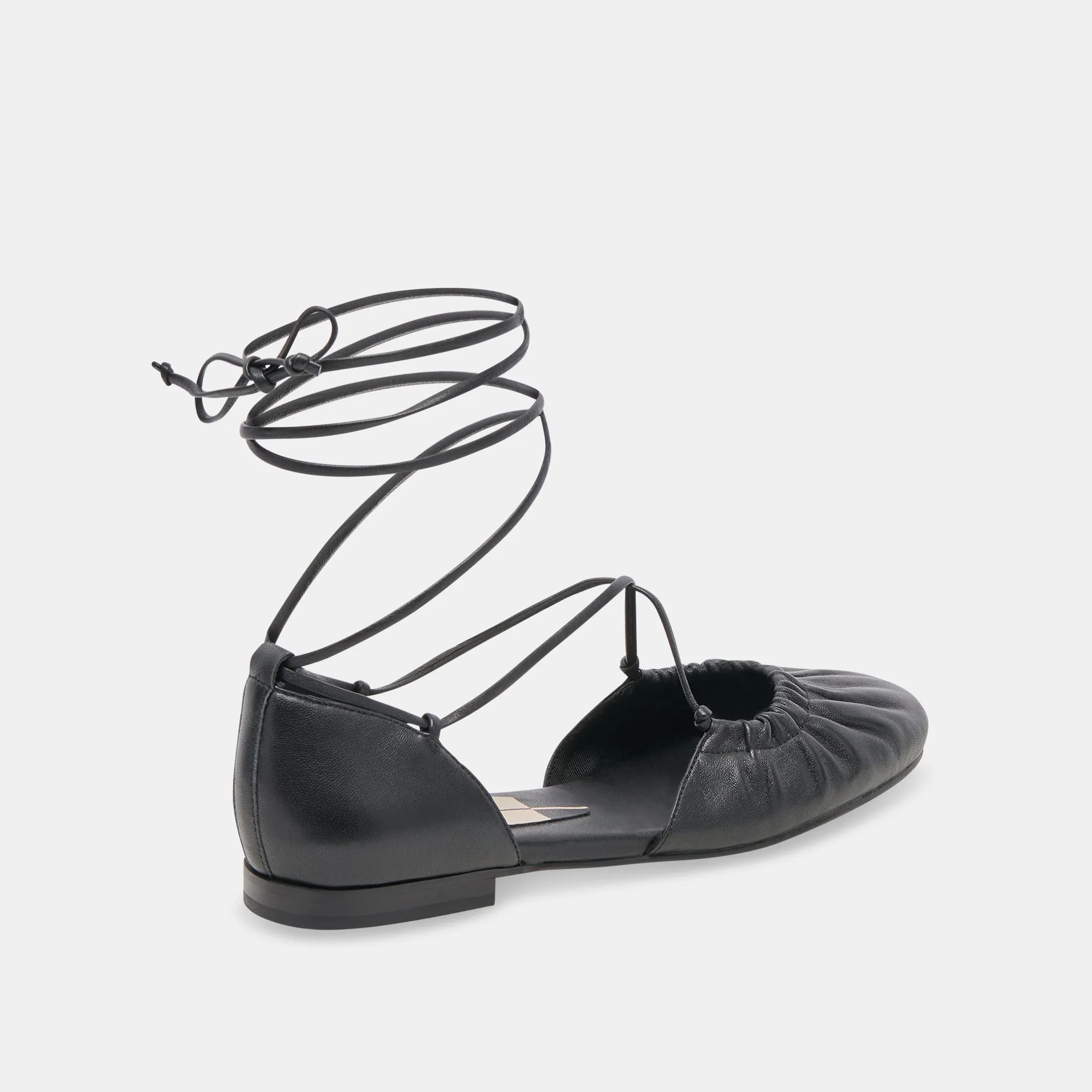 BALLERINES CANCUN EN CUIR NOIR