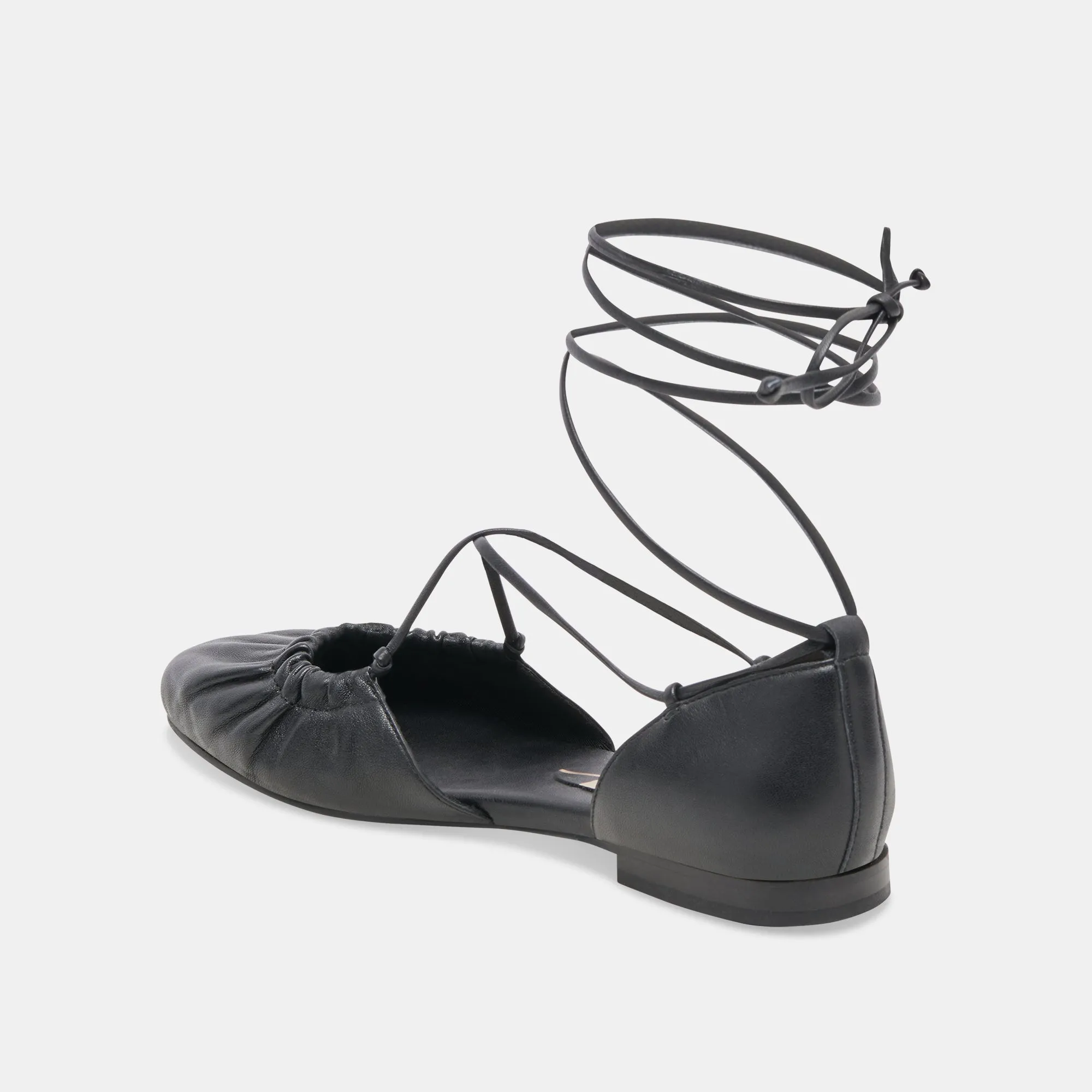 BALLERINES CANCUN EN CUIR NOIR