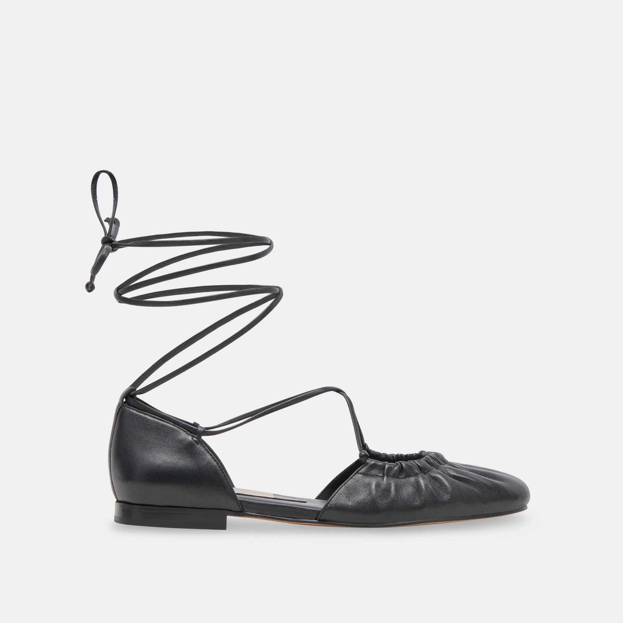 BALLERINES CANCUN EN CUIR NOIR