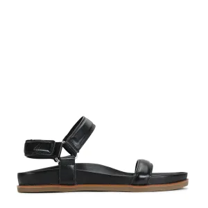 Lit moelleux en cuir caramel