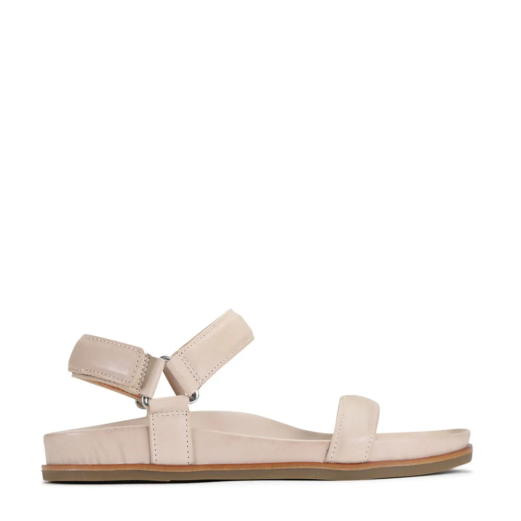 Lit moelleux en cuir caramel