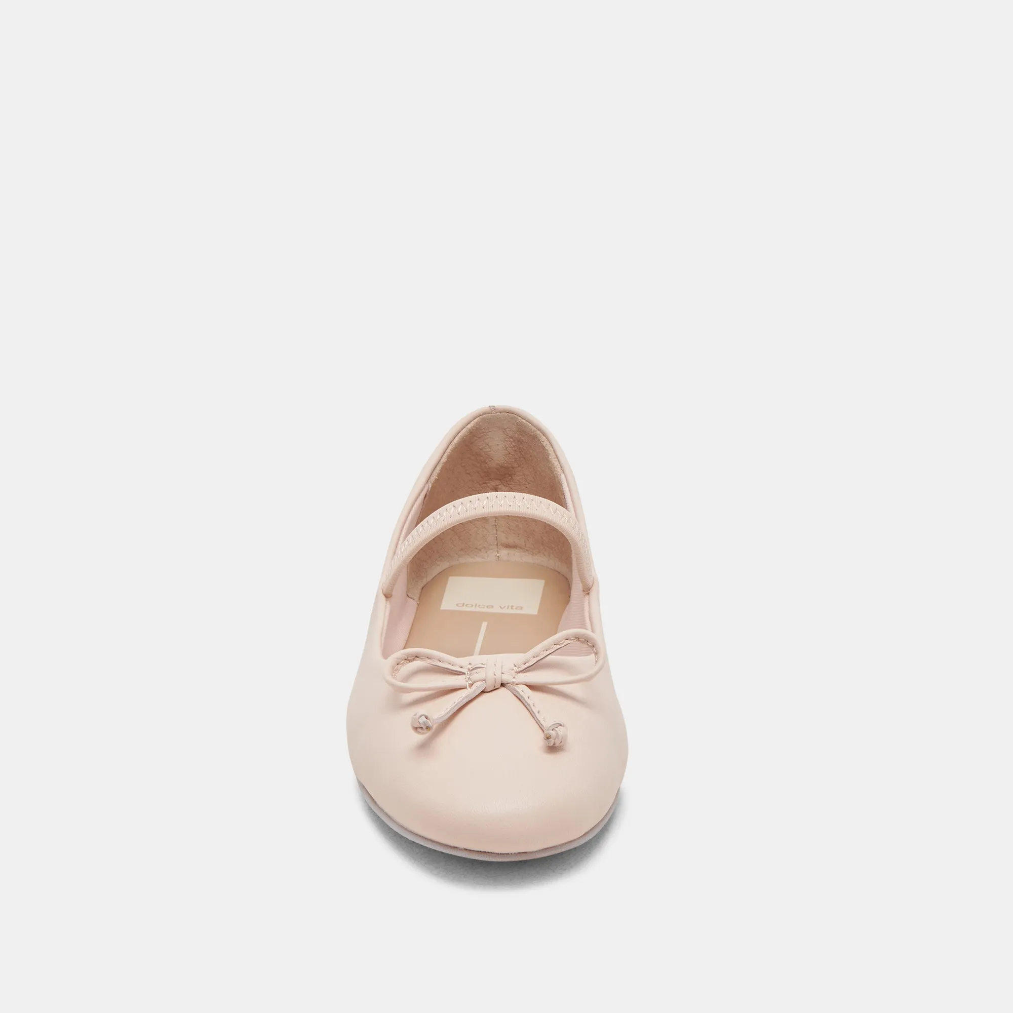CARIN BALLET FLATS CUIR ROSE CLAIR
