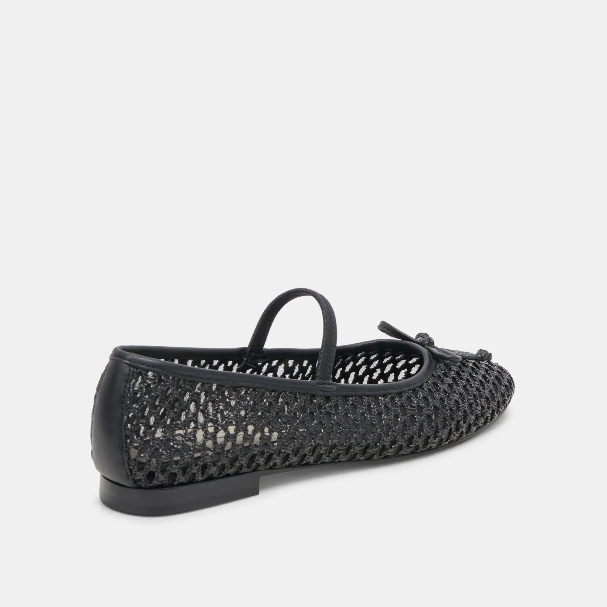 CARIN BALLERINES EN RAFFIA ONYX
