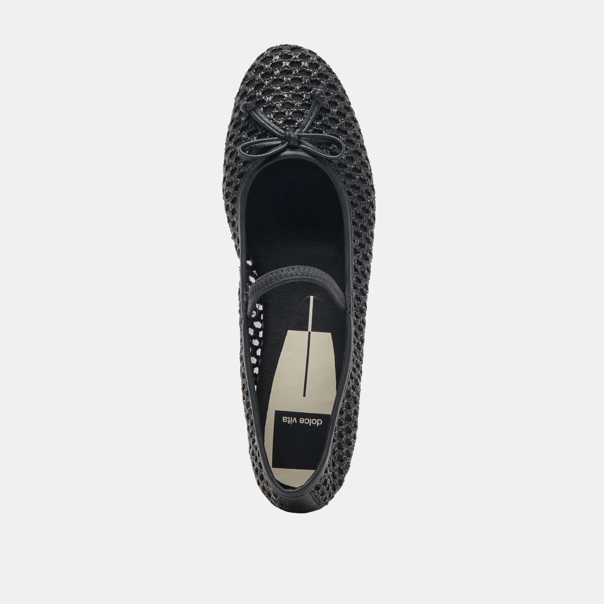 CARIN BALLERINES EN RAFFIA ONYX