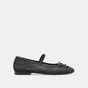 CARIN BALLERINES EN RAFFIA ONYX