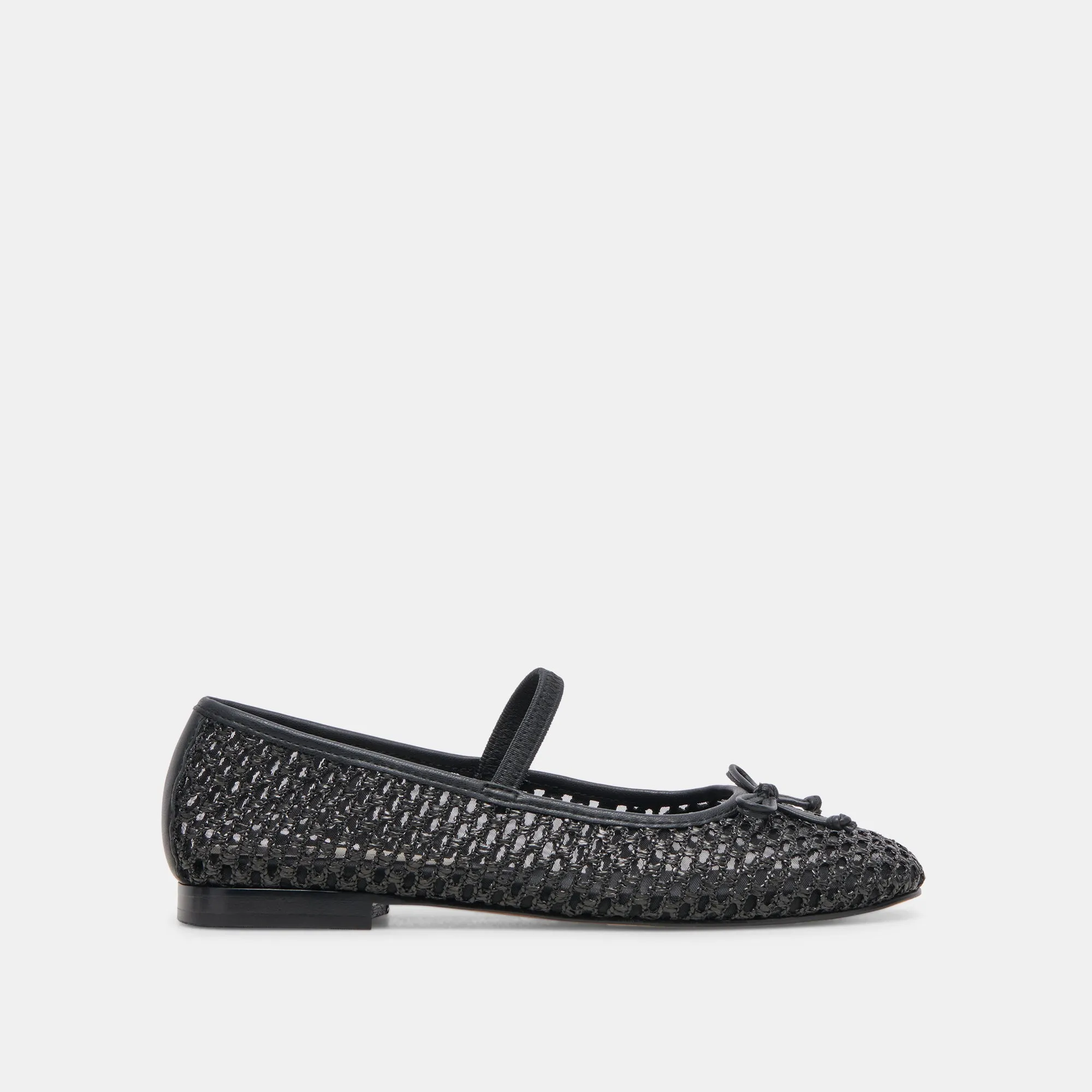 CARIN BALLERINES EN RAFFIA ONYX